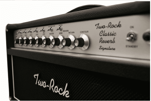 Two Rock Classic Reverb Signature Head & 2x12 Cab Black Bronco / Silver Chassis - Image 2