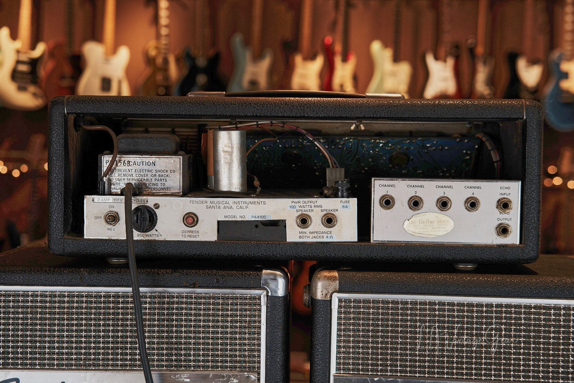Fender PA 4100 100 Watt Solid State PA - With 4 Speaker Columns, As Used By The Beatles In "Get Back"! - Image 13