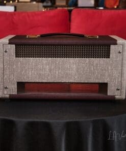 Kerry Wright Headshell - In Fawn and Vintage Red Cadillac Leather! - Image 6