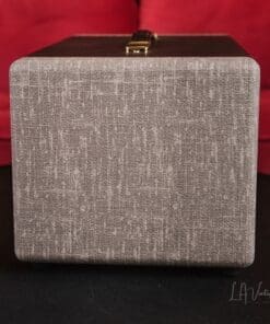 Kerry Wright Headshell - In Fawn and Vintage Red Cadillac Leather! - Image 4