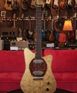 Versoul Raya 6 Custom Electric Solid Body Guitar #0472 - In Gold Leaf 23 carat finished Top and Headstock! Namm Demo!