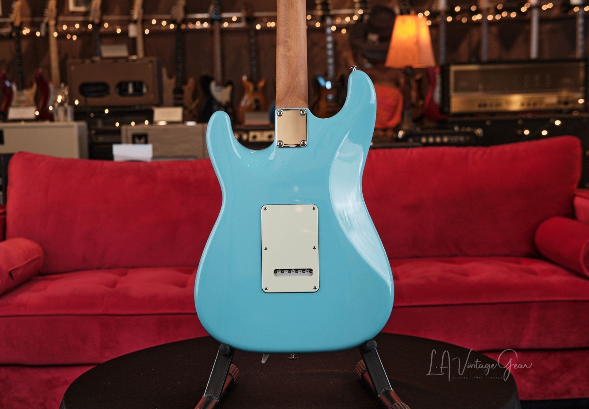 Suhr Classic S Vintage - In Daphne Blue Nitro! - Image 8