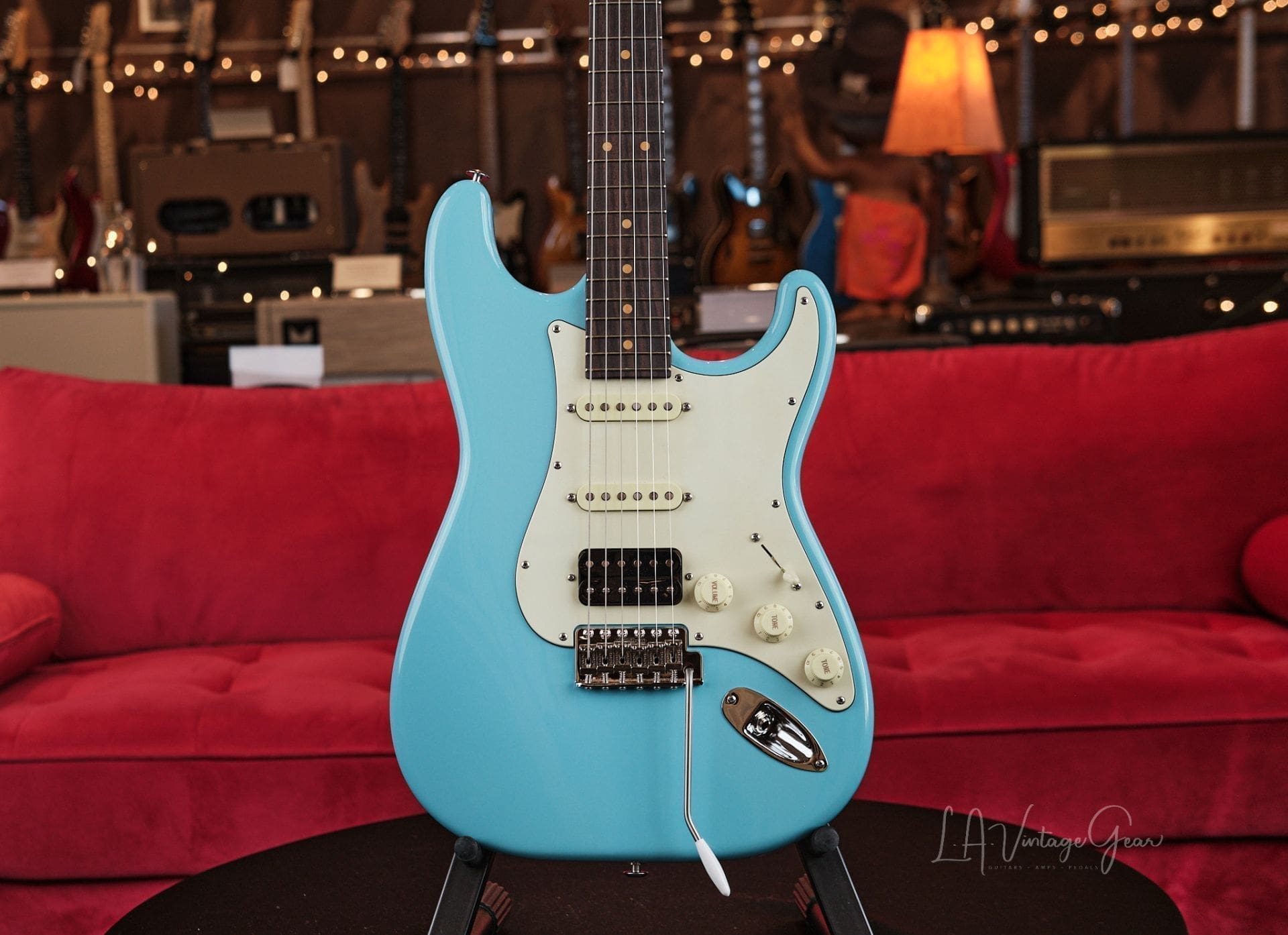Suhr Classic S Vintage - In Daphne Blue Nitro! - Image 3