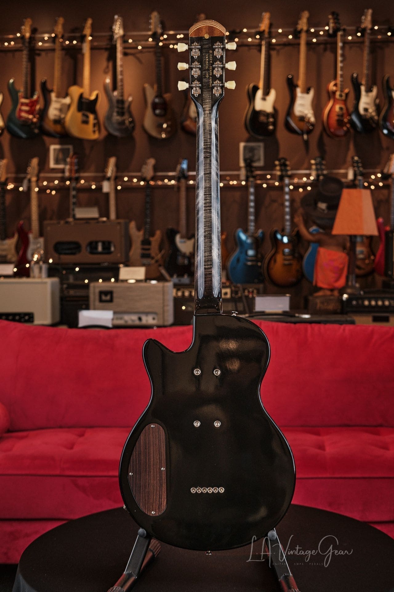 Versoul Henry Custom Electric Guitar #0524 - with Visa Birch Burl Top, Namm Demo! - Image 7