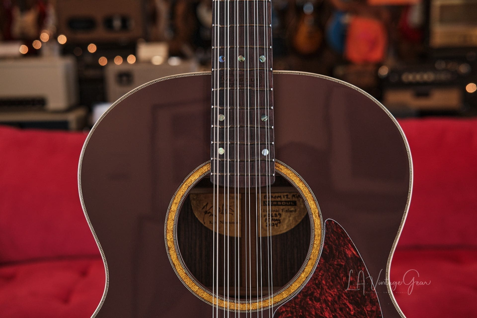 Versoul Buxom Minor 12 String Acoustic Guitar #0639 - With True Temperament Fingerboard! - Image 5