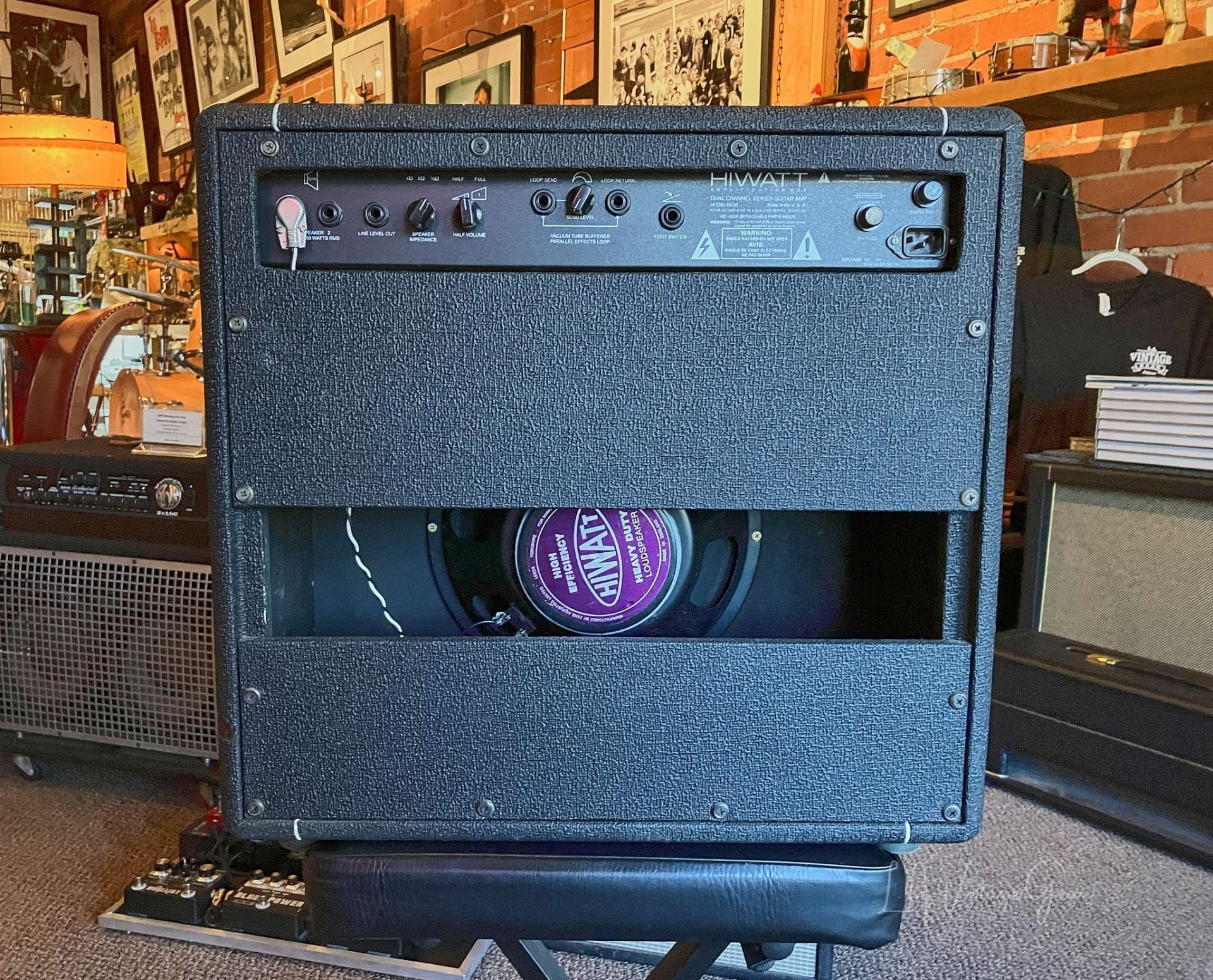 Hiwatt DC-40 1x12 Combo - Amazing Dual Channel Hiwatt Combo! One of Two We Have In Stock! - Image 5