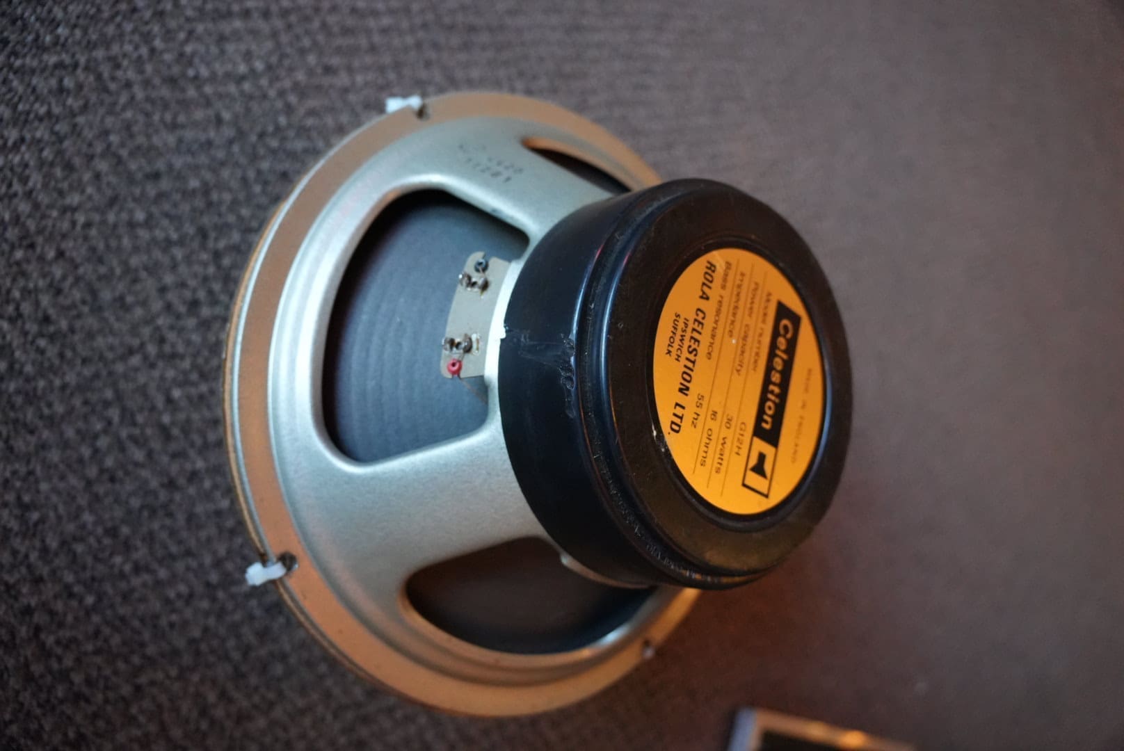 Vintage 1970s Celestion Rola G12H 30w16ohm Blackback 55hz Speakers