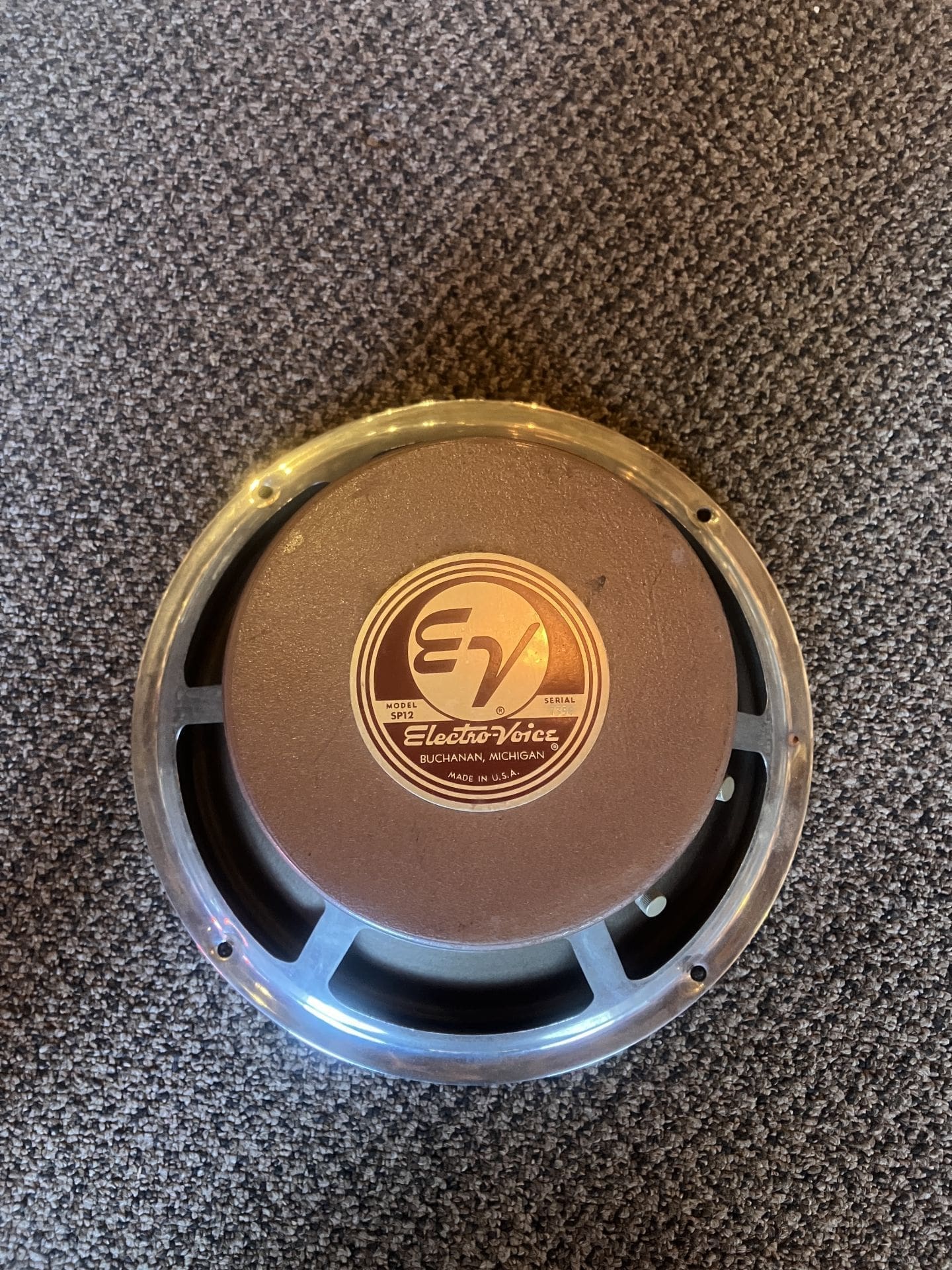Electro Voice - SP12 12" 8ohm -- 1950s -- Beautiful