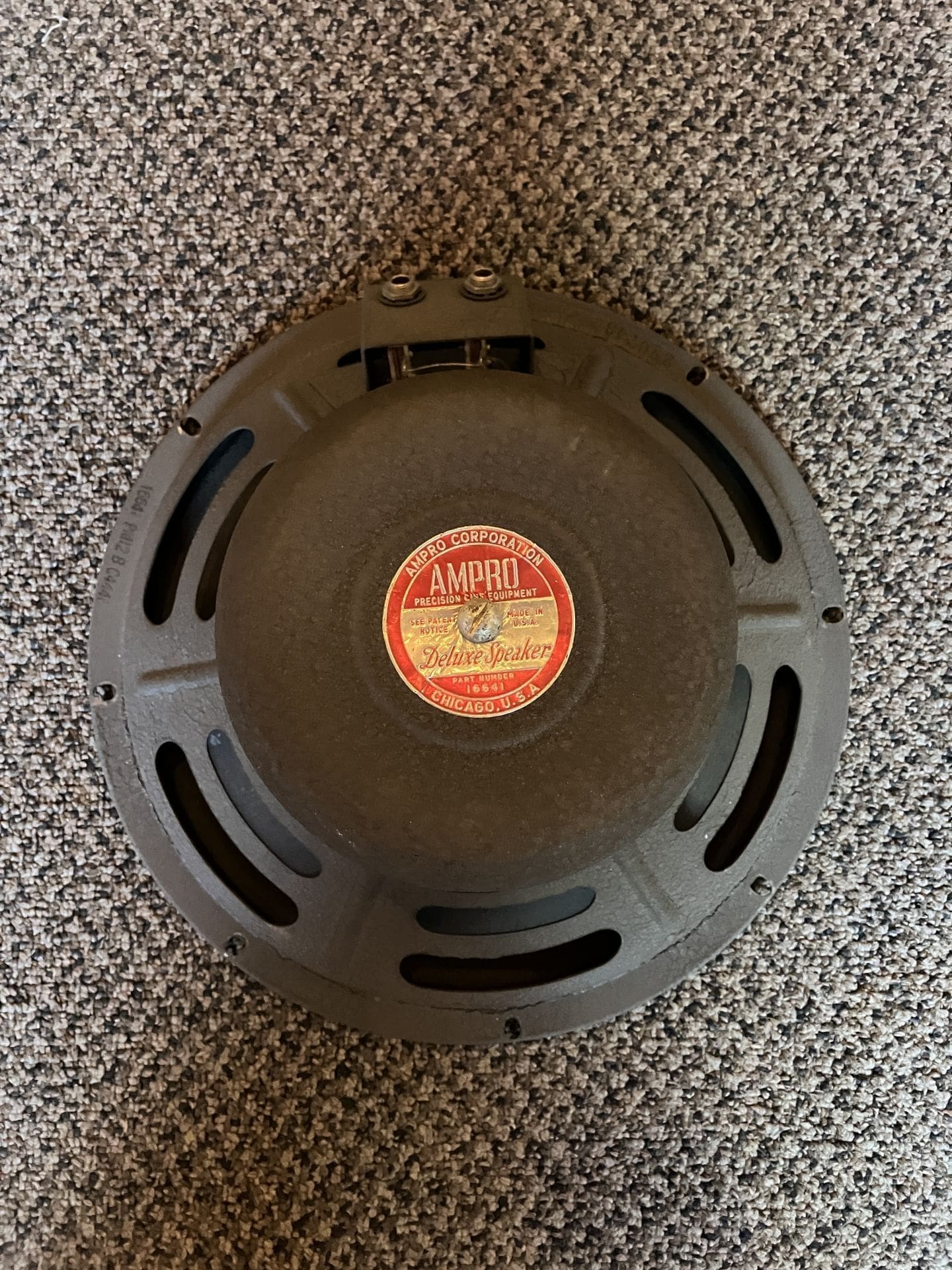 Ampro Deluxe -- PM12 Vintage 12" Speaker 16ohm 2 of 2