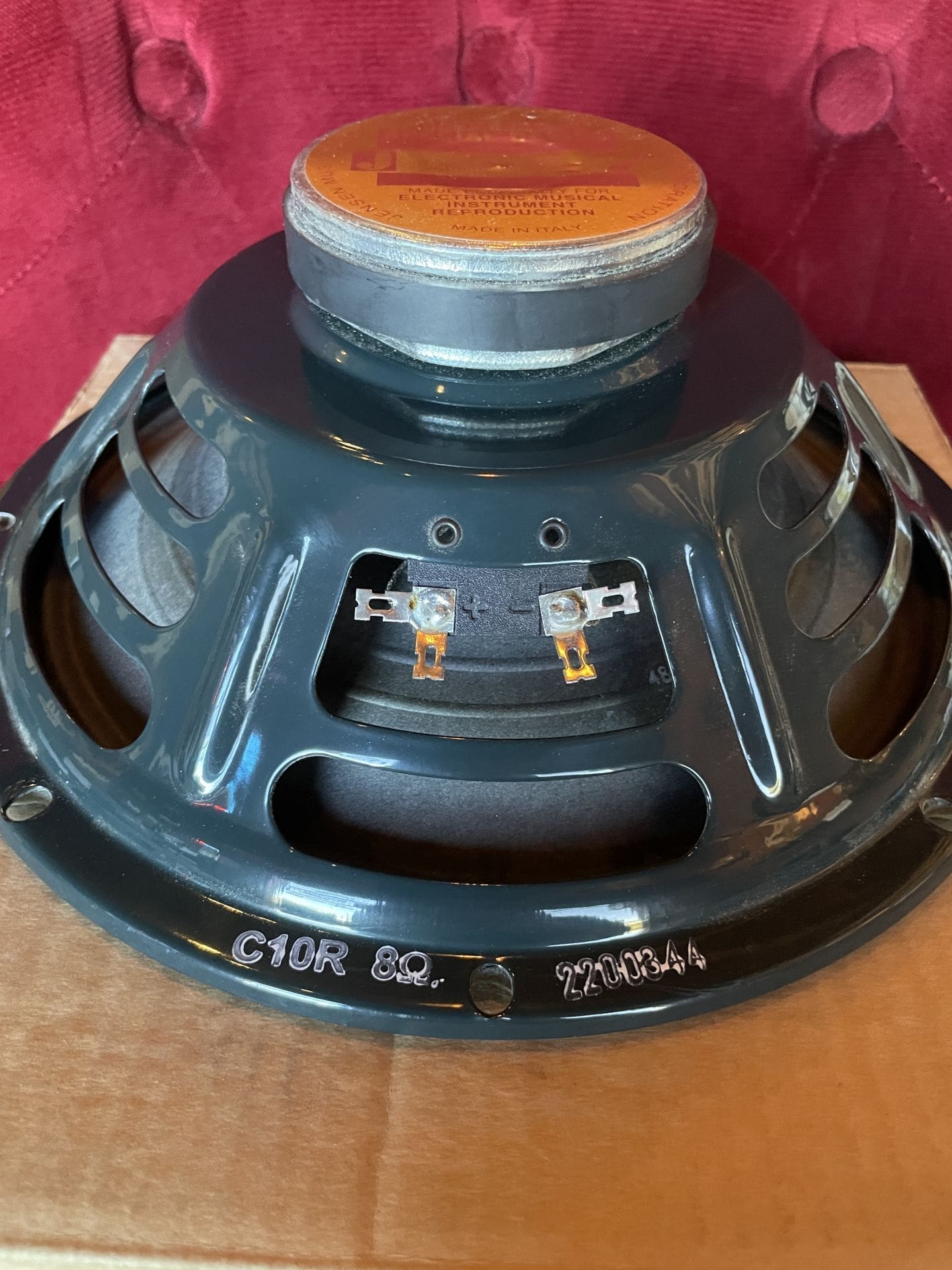 Jensen C10R Vintage Ceramic 10" 25-Watt 8ohm Green Guitar Speaker - Image 4