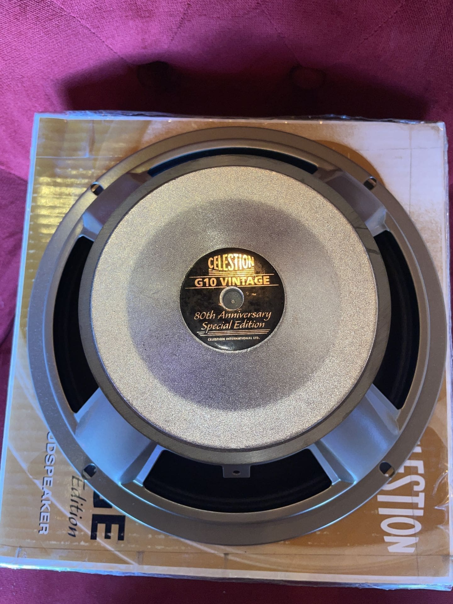 Celestion G10 Vintage 80th Anniversary Special 10" 8ohm Silver - Image 7