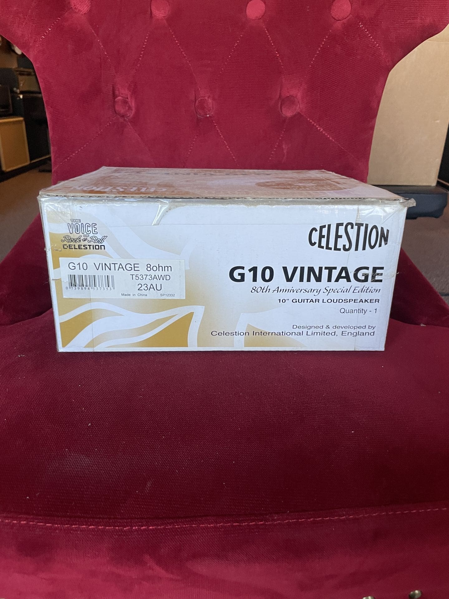 Celestion G10 Vintage 80th Anniversary Special 10" 8ohm Silver! - Image 2