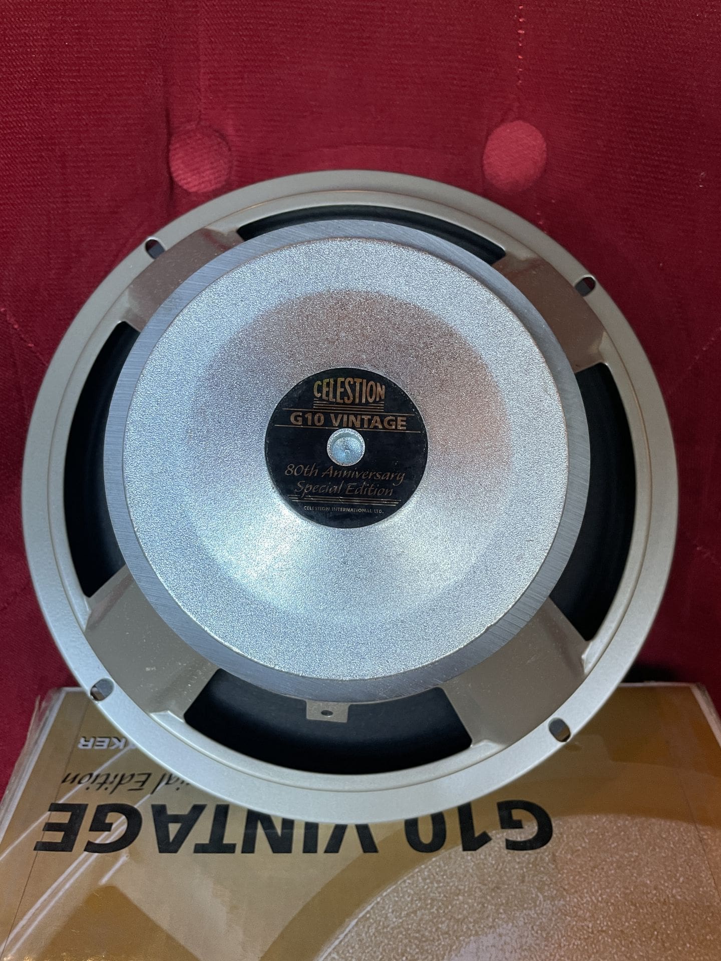 Celestion G10 Vintage 80th Anniversary Special 10" 8ohm Silver!
