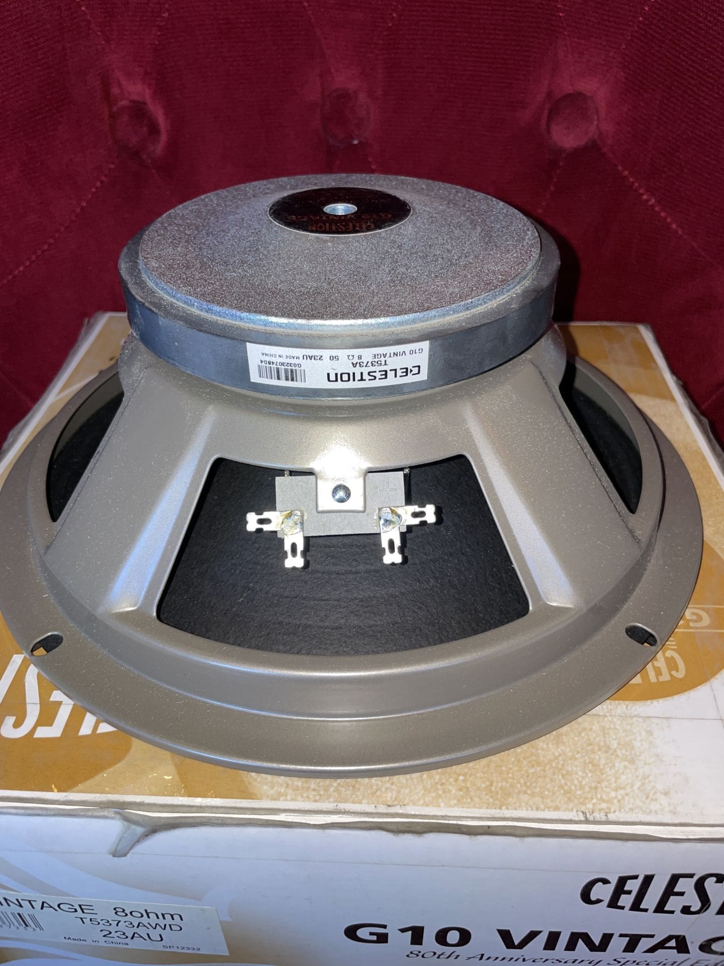 Celestion G10 Vintage 80th Anniversary Special 10" 8ohm Silver! - Image 5