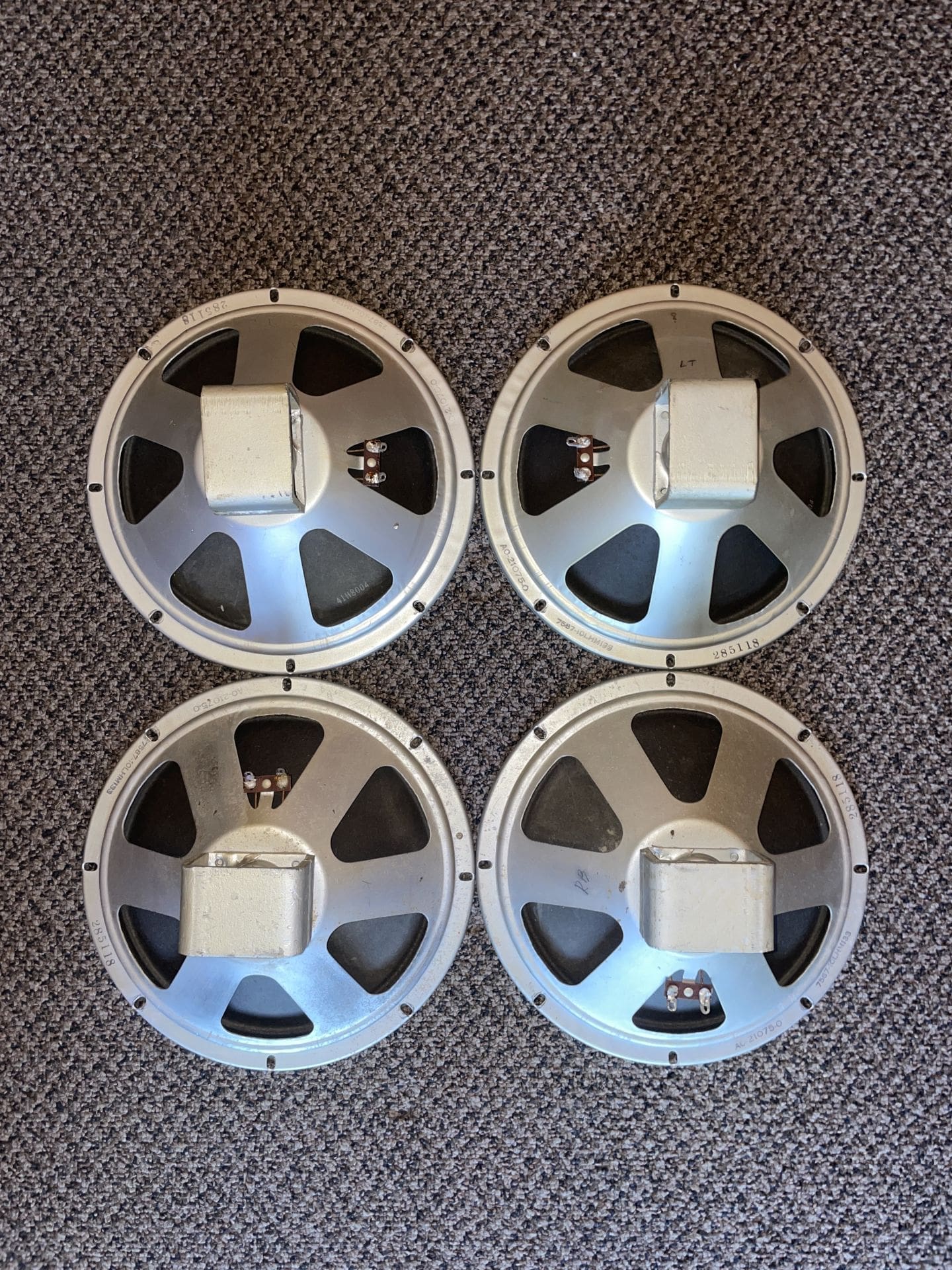 x4 Rola Alnico 60s 10" Guitar Speaker - 8 ohm Jensen