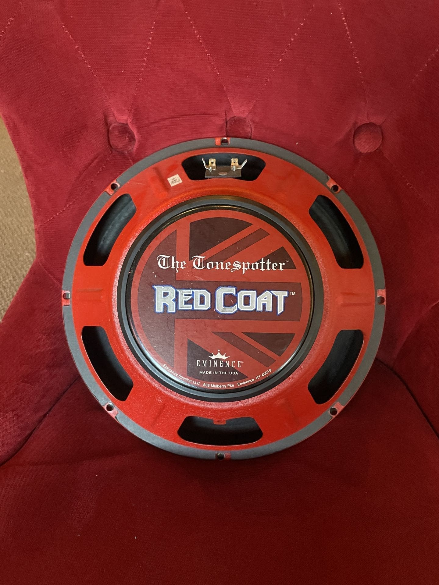 Eminence Red Coat -- The Tonespotter -- 75watt 8ohm 12"