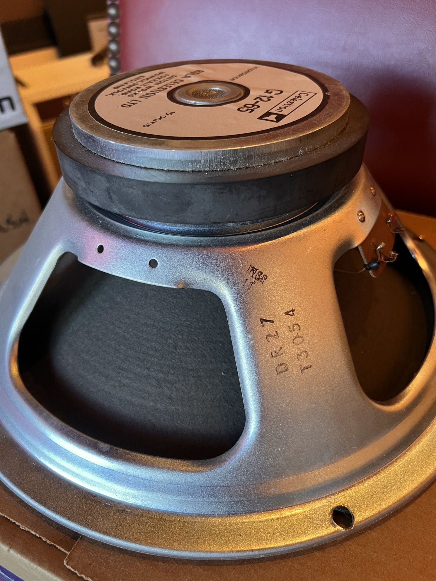 Celestion G12 65 — 16ohm 12″ — 1983 – LA Vintage Gear