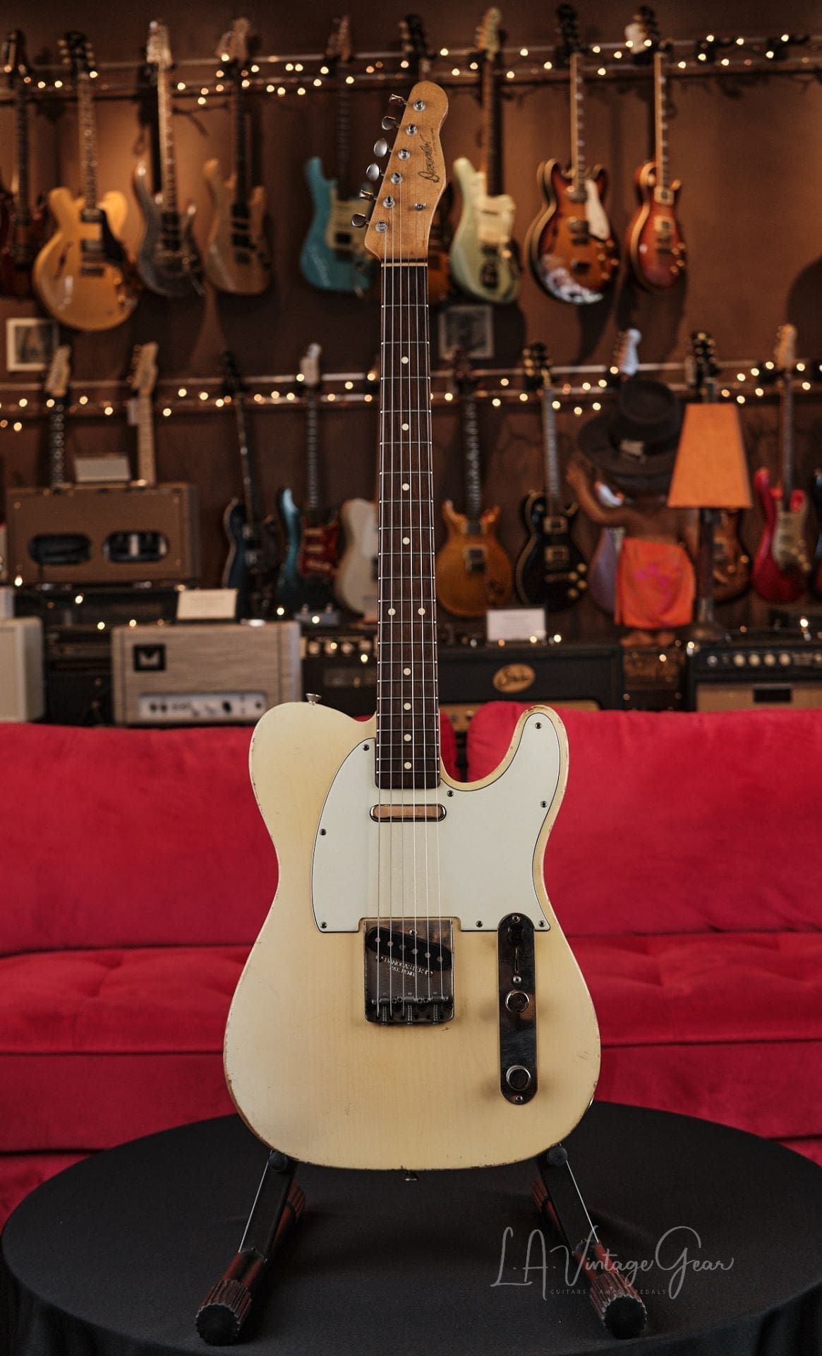 Danocaster Single Cut Whiteguard Electric Guitar - With Ron Ellis Pickups!