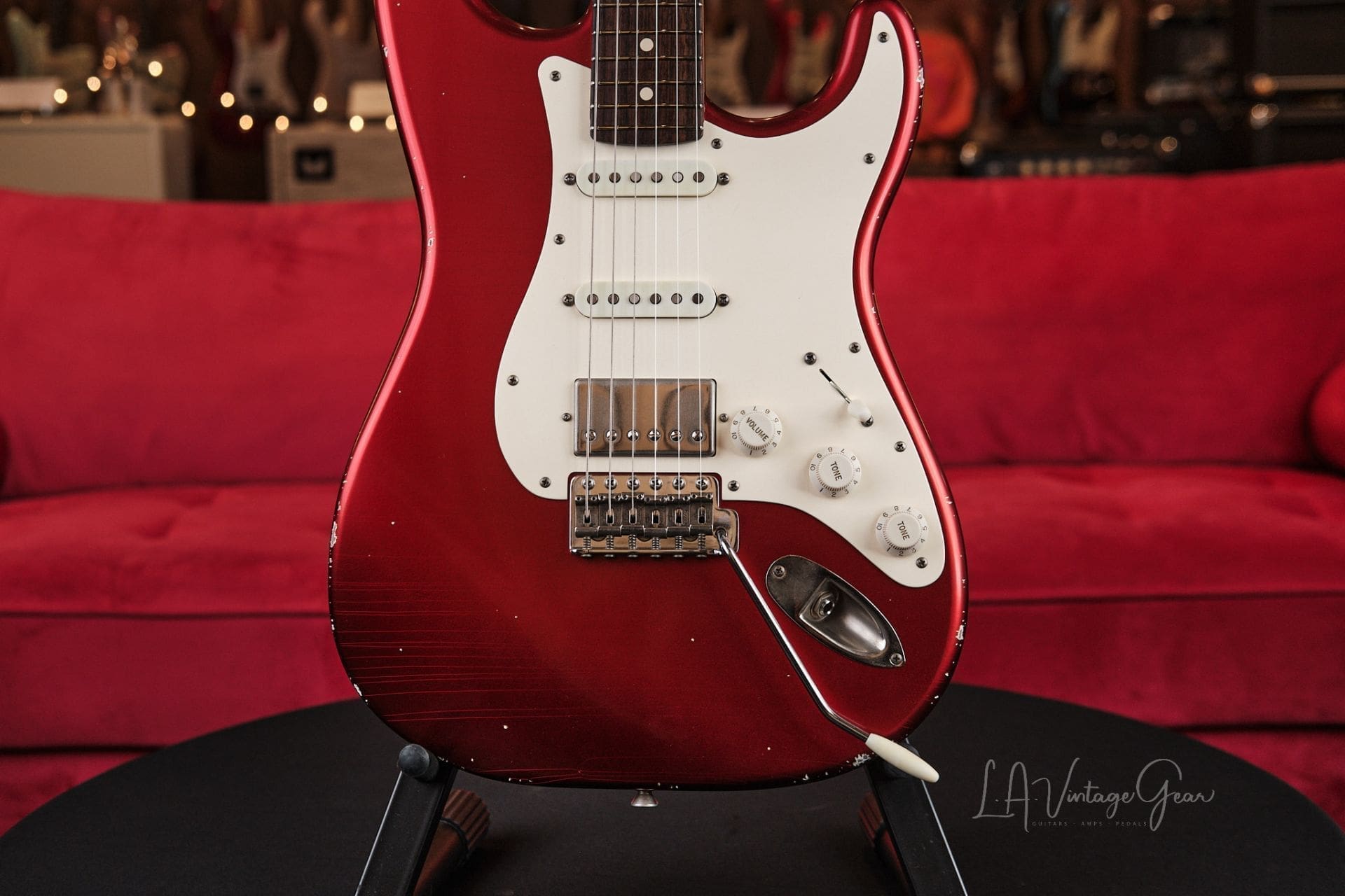 Xotic XSC-2 S-Style Relic'd Electric Guitar – Candy Apple Red
