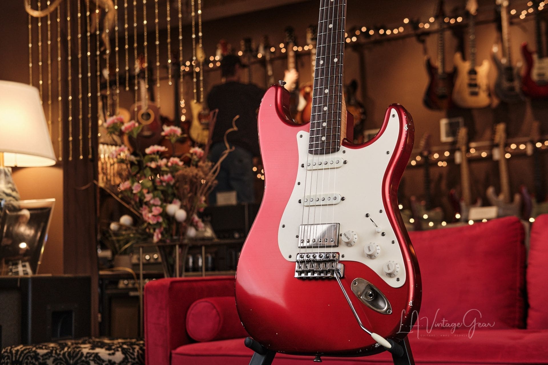 Xotic XSC-2 S-Style Relic'd Electric Guitar – Candy Apple Red