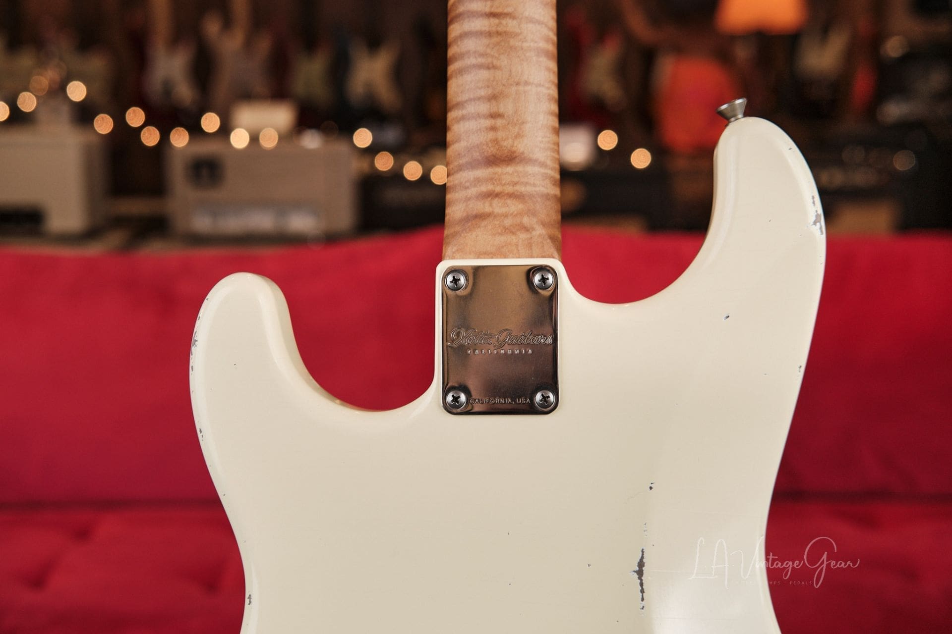 Xotic XSC-4 S-Style Relic'd Electric Guitar – Vintage White Finish