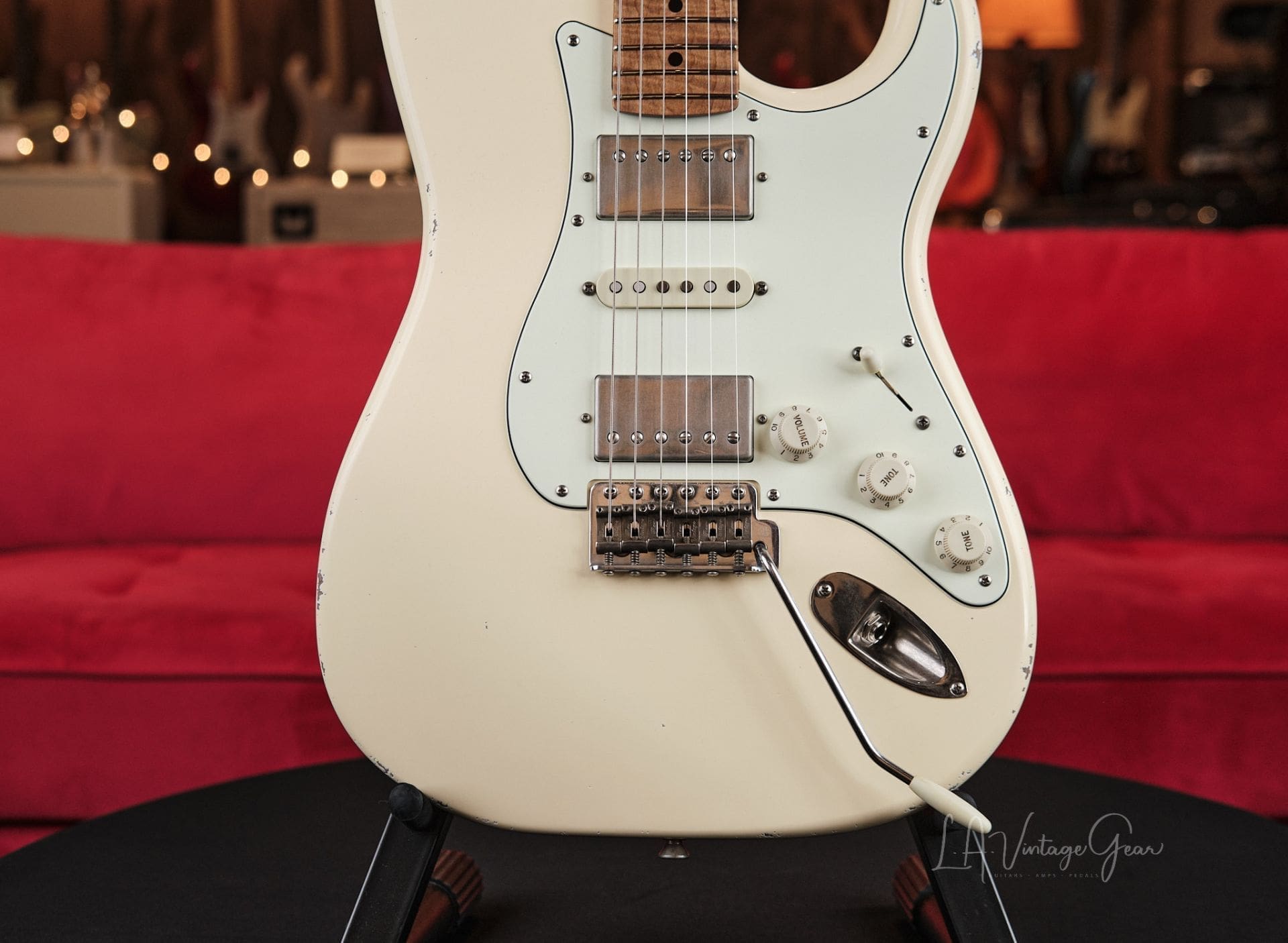 Xotic XSC-4 S-Style Relic'd Electric Guitar - Vintage White Finish #3708- One of Ten We Just Got In! - Image 5