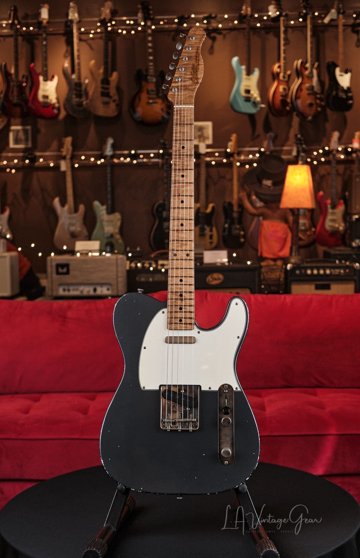 Xotic XTC-1 T-Style Relic’d Electric Guitar – Charcoal Frost Finish #3710- One of Ten We Just Got In!