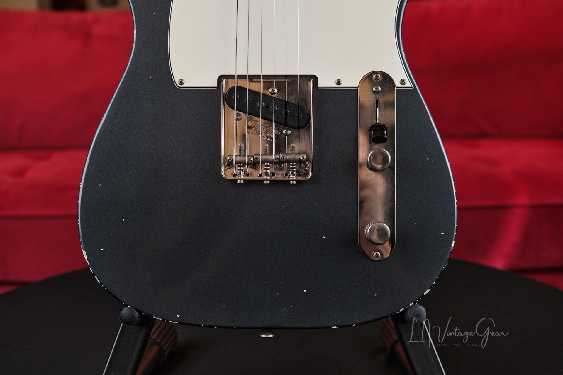 Xotic XTC-1 T-Style Relic’d Electric Guitar – Charcoal Frost Finish #3710- One of Ten We Just Got In! - Image 5