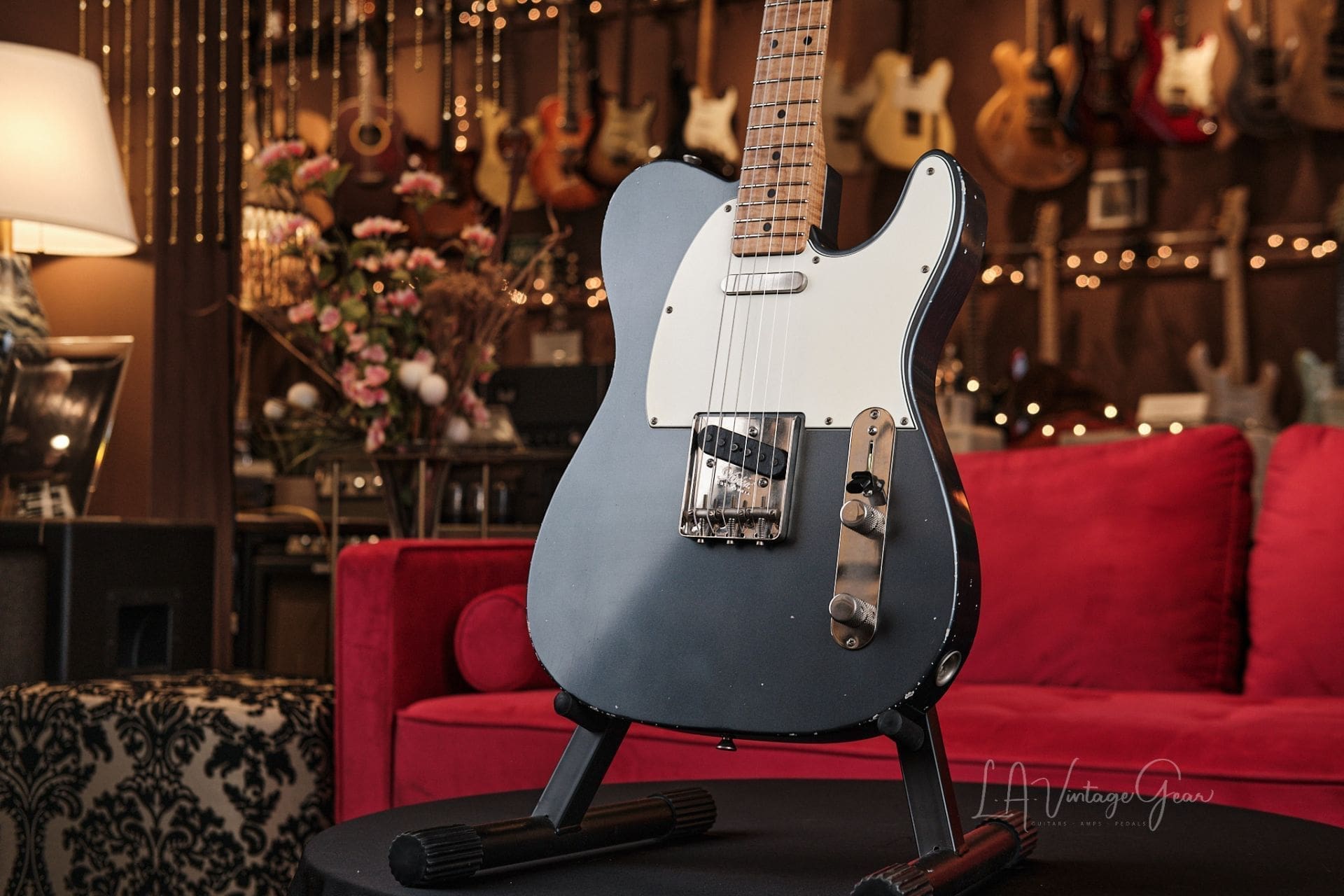 Xotic XTC-1 T-Style Relic’d Electric Guitar – Charcoal Frost Finish #3710- One of Ten We Just Got In! - Image 2
