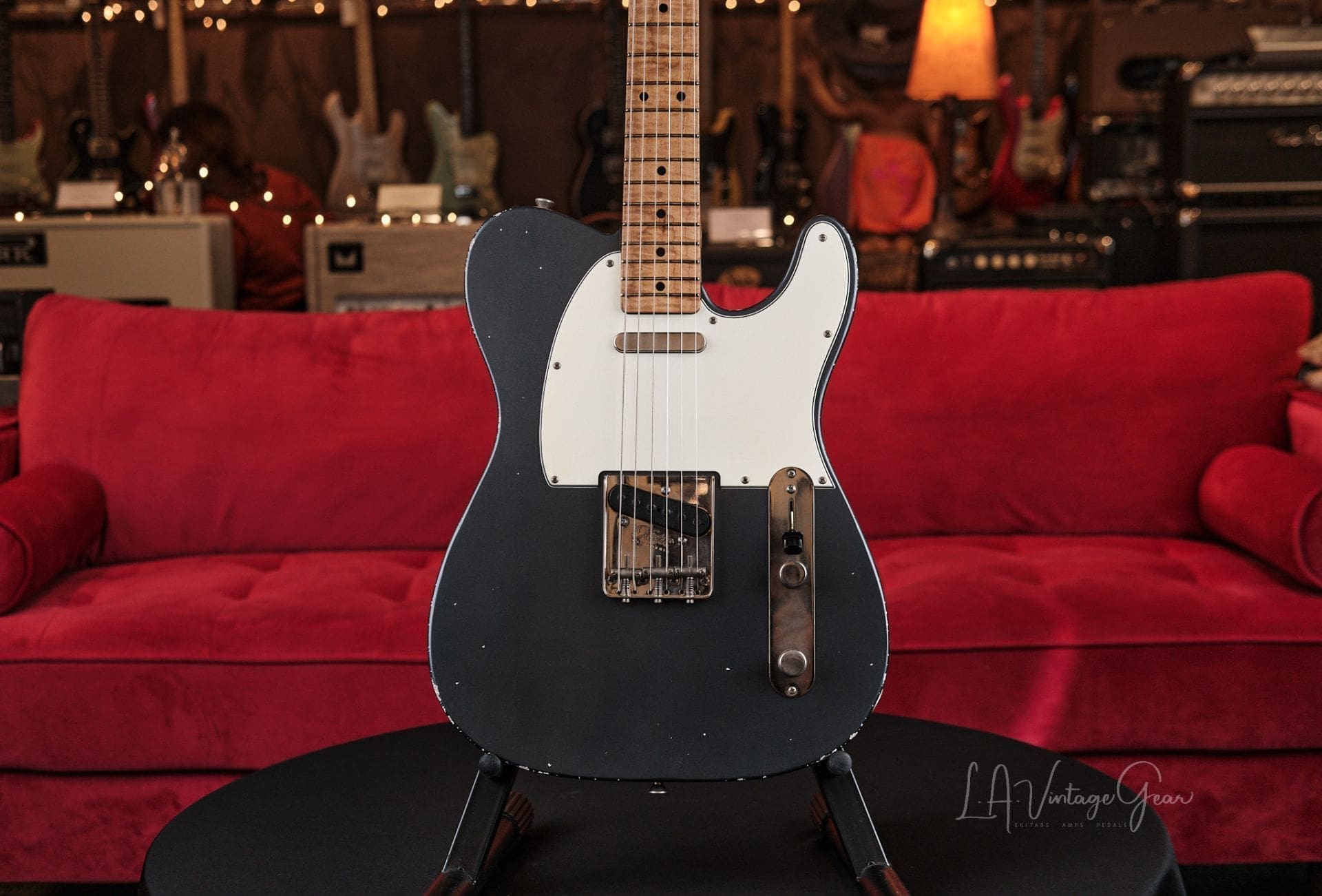 Xotic XTC-1 T-Style Relic’d Electric Guitar – Charcoal Frost Finish #3710- One of Ten We Just Got In! - Image 3