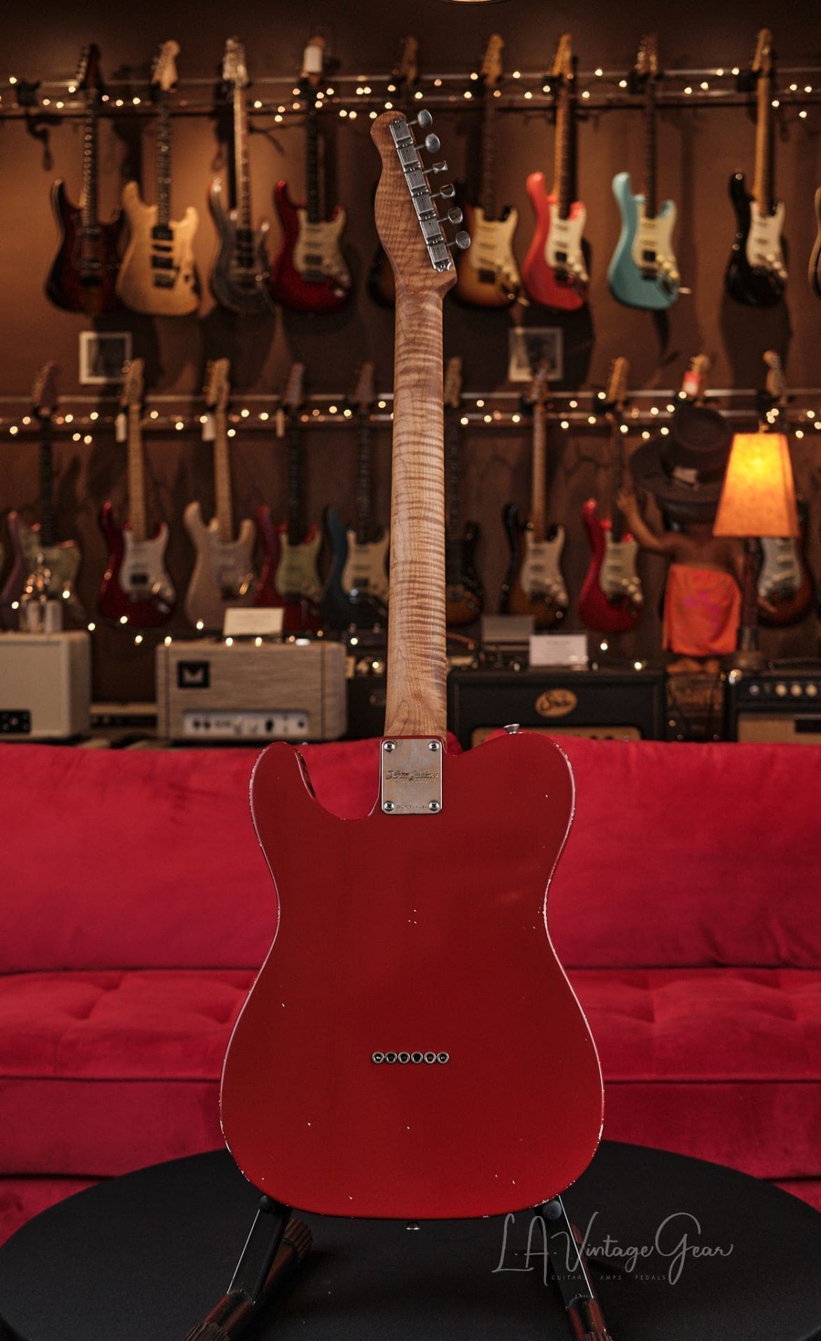 Xotic XTC-2 T-Style Relic'd Electric Guitar - Dakota Red Finish #3711- New Build! - Image 7