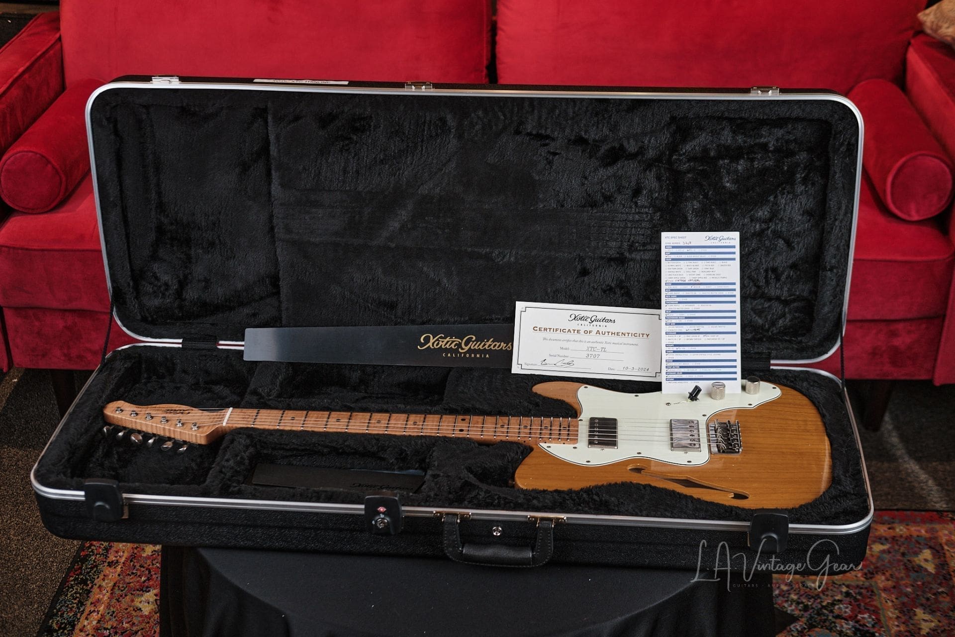 Xotic XTC-TL T-Style Relic'd Electric Guitar – Natural Finish