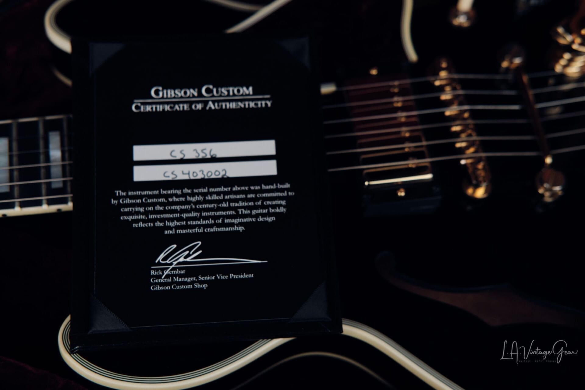 2014 Gibson Custom Shop CS-356 - Great Small Body Semi-Hollow Gibson! - Image 13