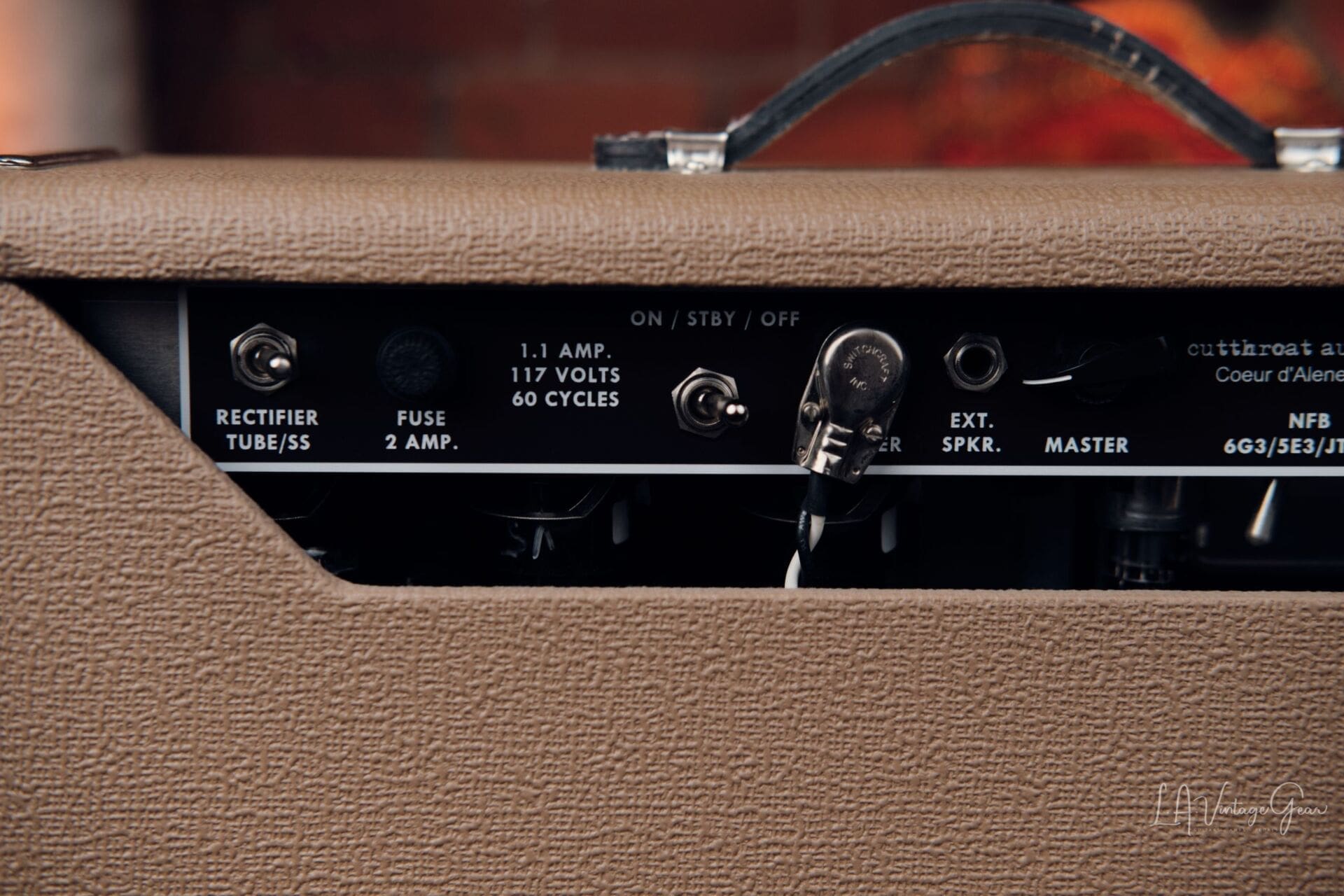Cutthroat Audio - Down Brownie 1x12 Combo Amp - Based on Brownface Deluxe! - Image 8