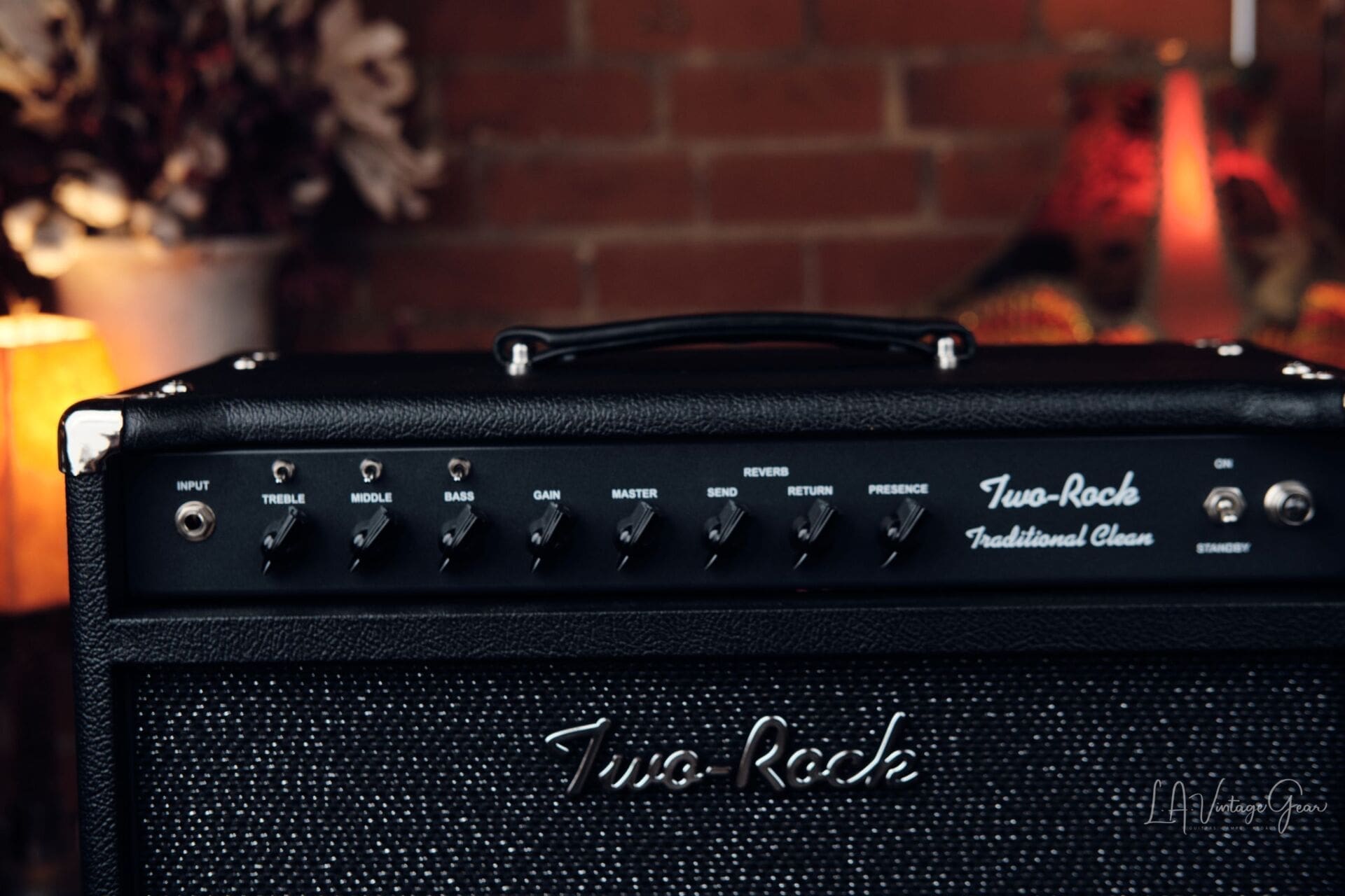 Two Rock Traditional Clean 1x12 40/20 Combo Black Bronco/Black Sparkle Matrix Cloth - Image 3