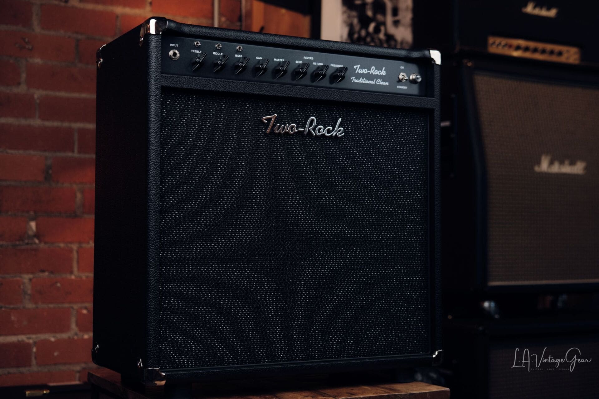 Two Rock Traditional Clean 1x12 40/20 Combo Black Bronco/Black Sparkle Matrix Cloth - Image 2
