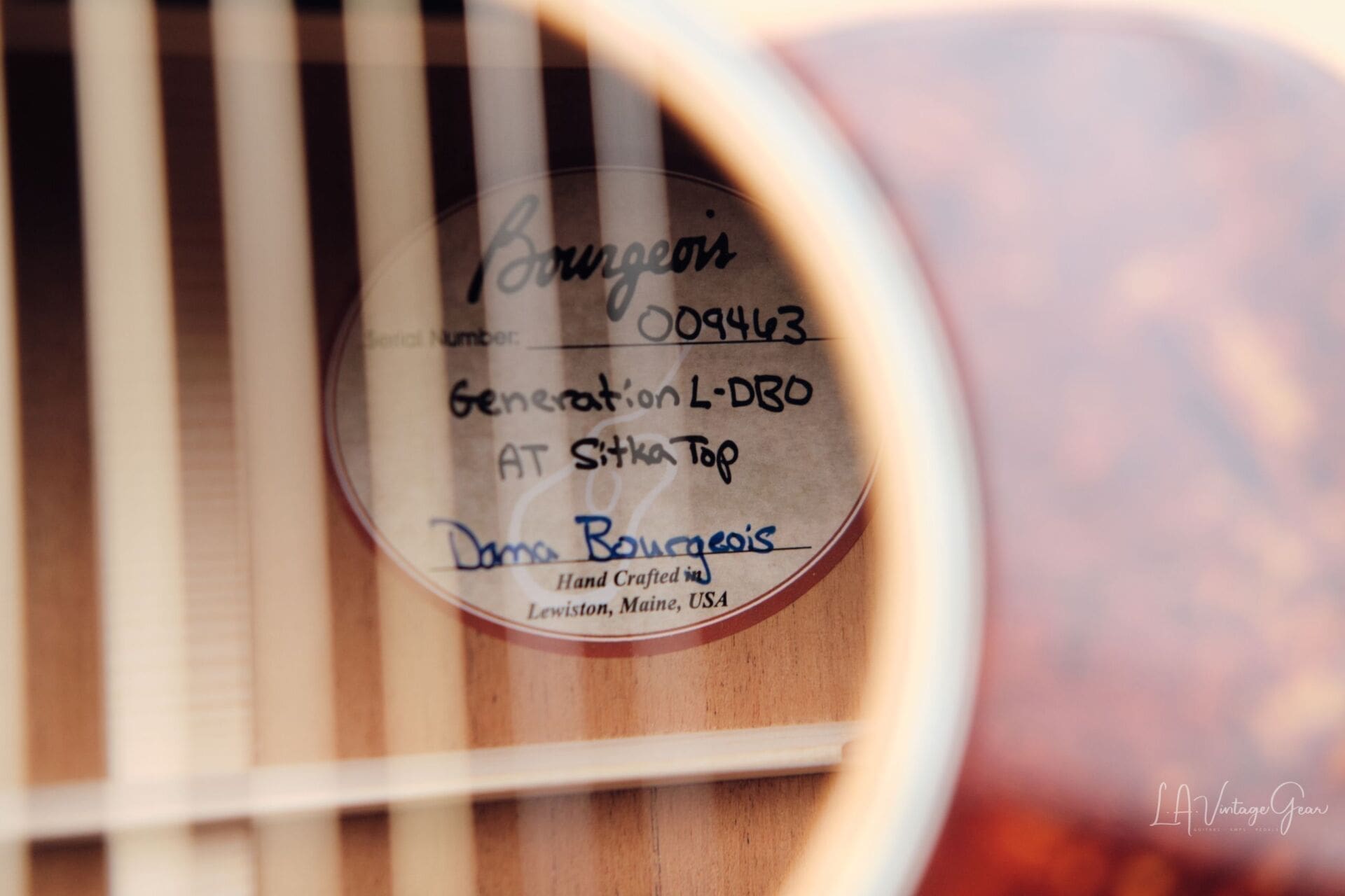 2022 Bourgeois L-DBO 14 Fret - With Hardshell Case! - Image 4