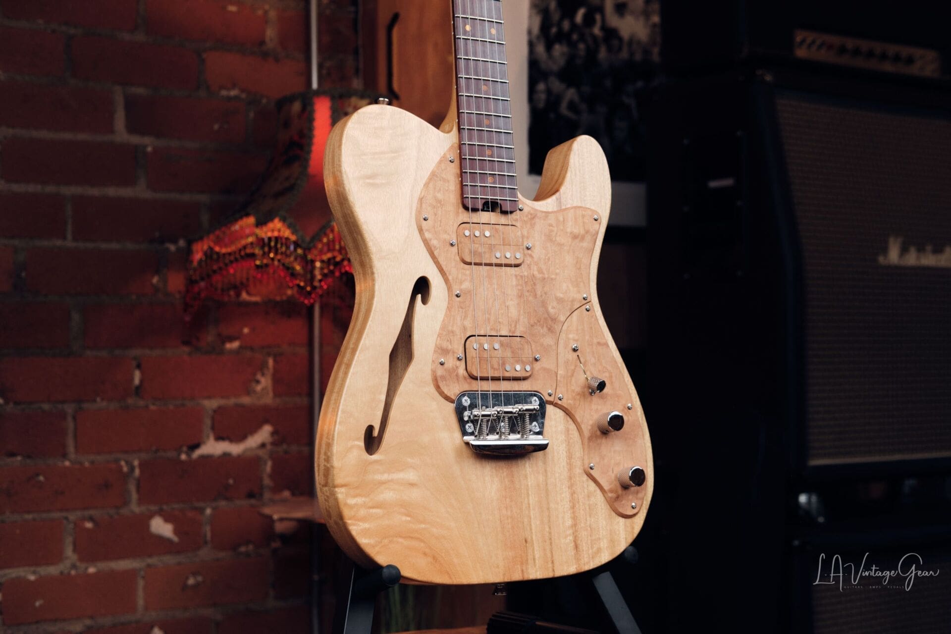 O.Craft Zoido Thinline 2HB Semi-Hollow Electric Guitar - Awesome Set Neck T Style Guitar! - Image 3