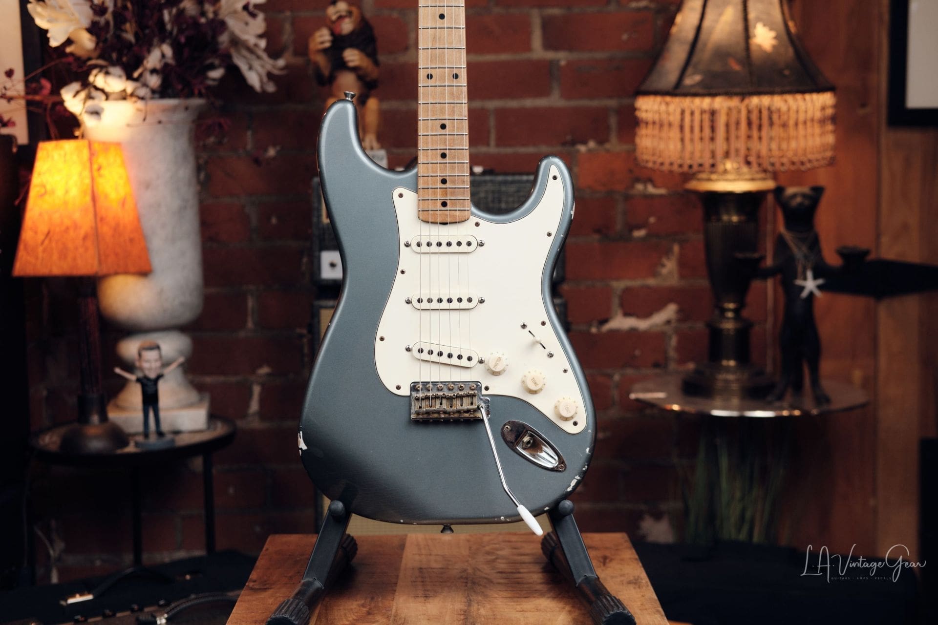 Mario Martin "Model S" Electric Guitar - Charcoal Frost & Rocketfire Pickups! - Image 2