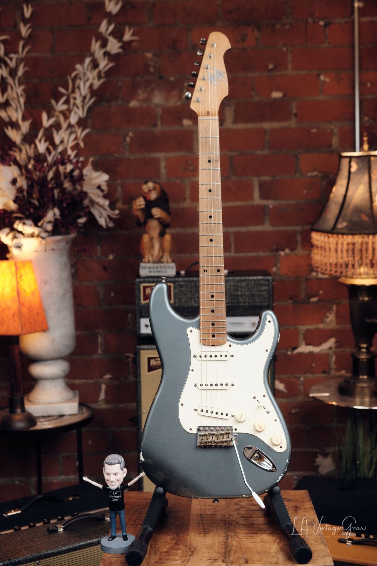 Mario Martin "Model S" Electric Guitar - Charcoal Frost & Rocketfire Pickups!