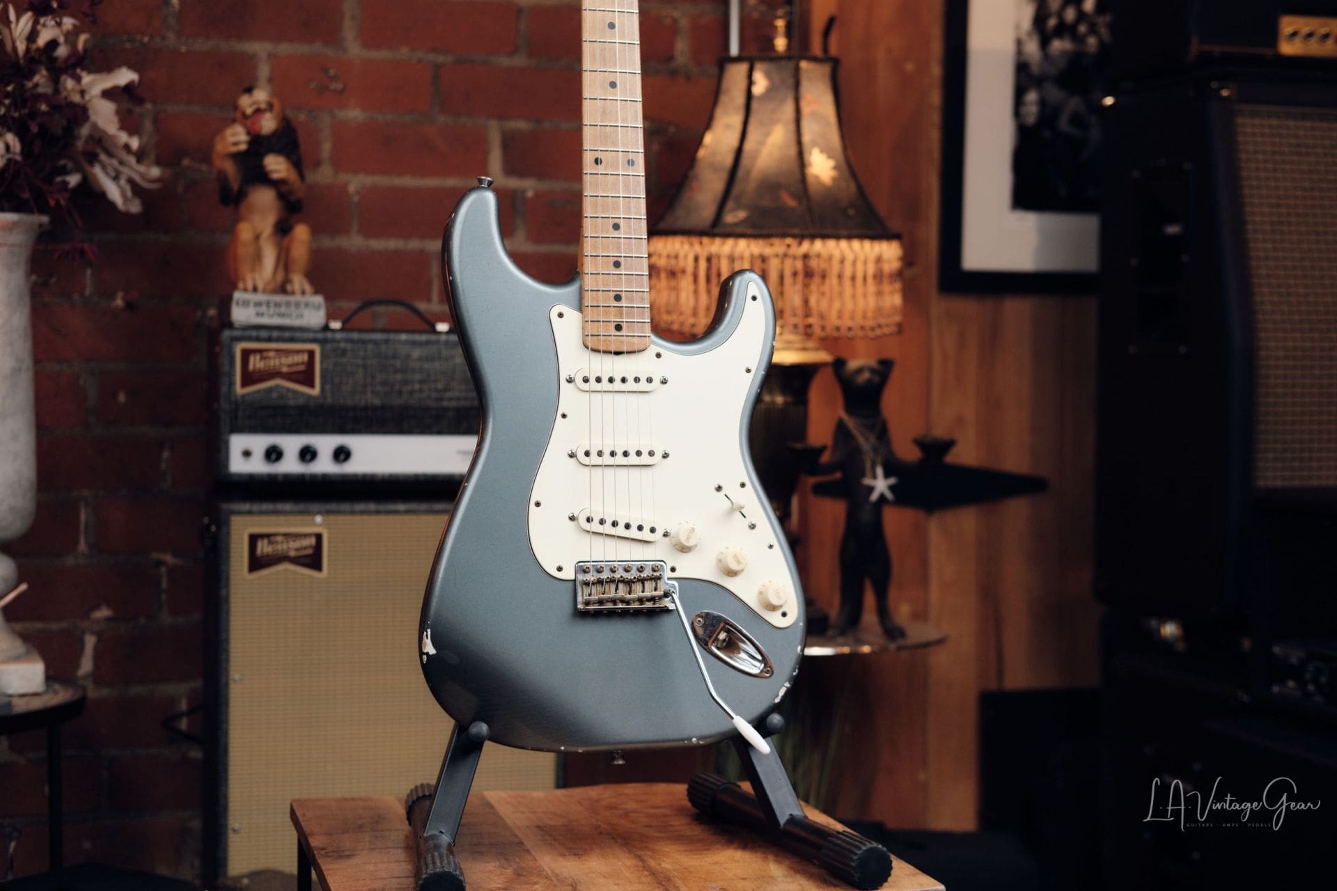 Mario Martin "Model S" Electric Guitar - Charcoal Frost & Rocketfire Pickups! - Image 3