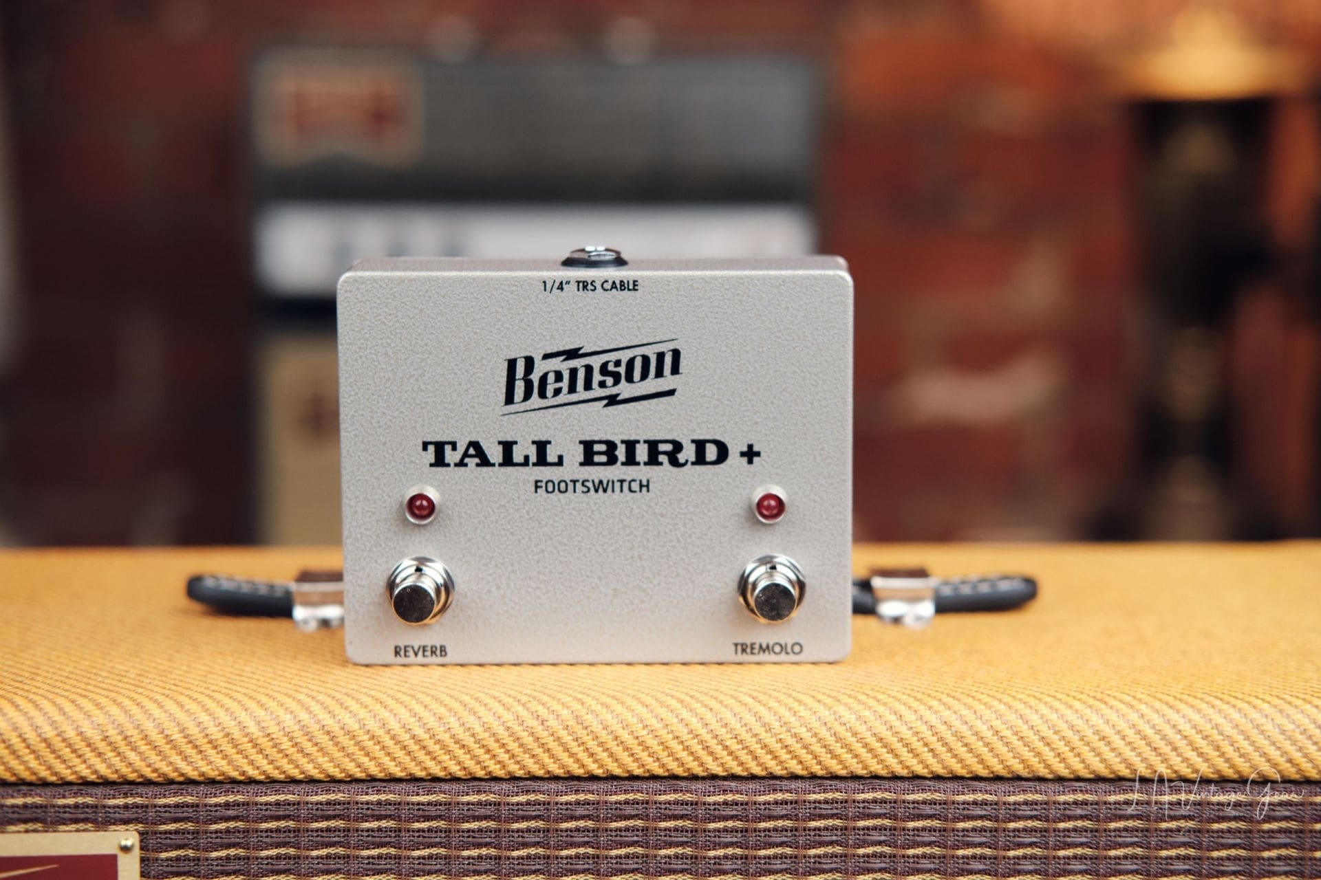 Benson Tall Bird Reverb Plus - Reverb and Optical Tremolo In Aged Tweed!! - Image 8