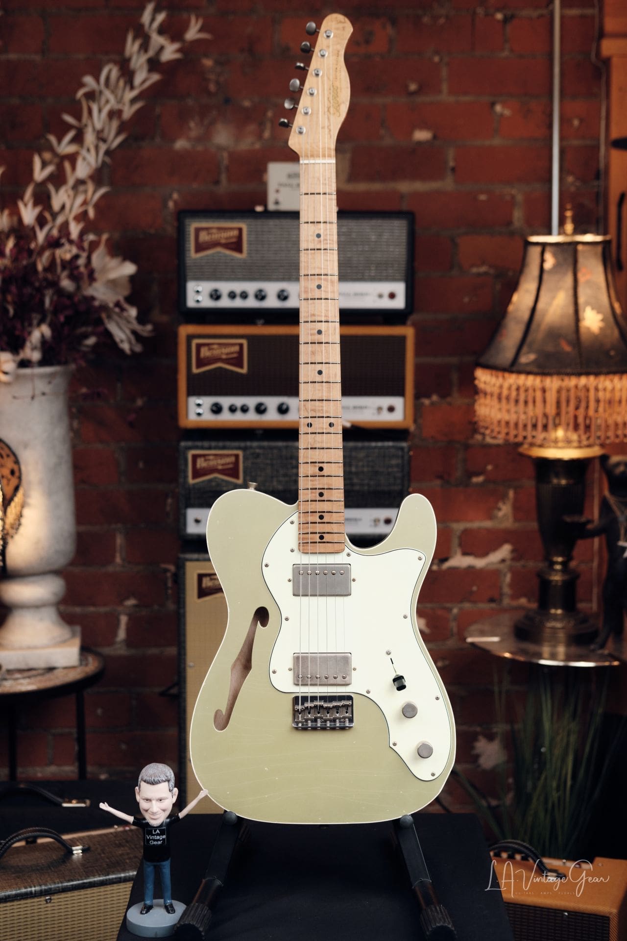 Xotic XTC-TL T-Style Relic'd Electric Guitar - Lime Gold Finish Double Bound Thinline #3959!