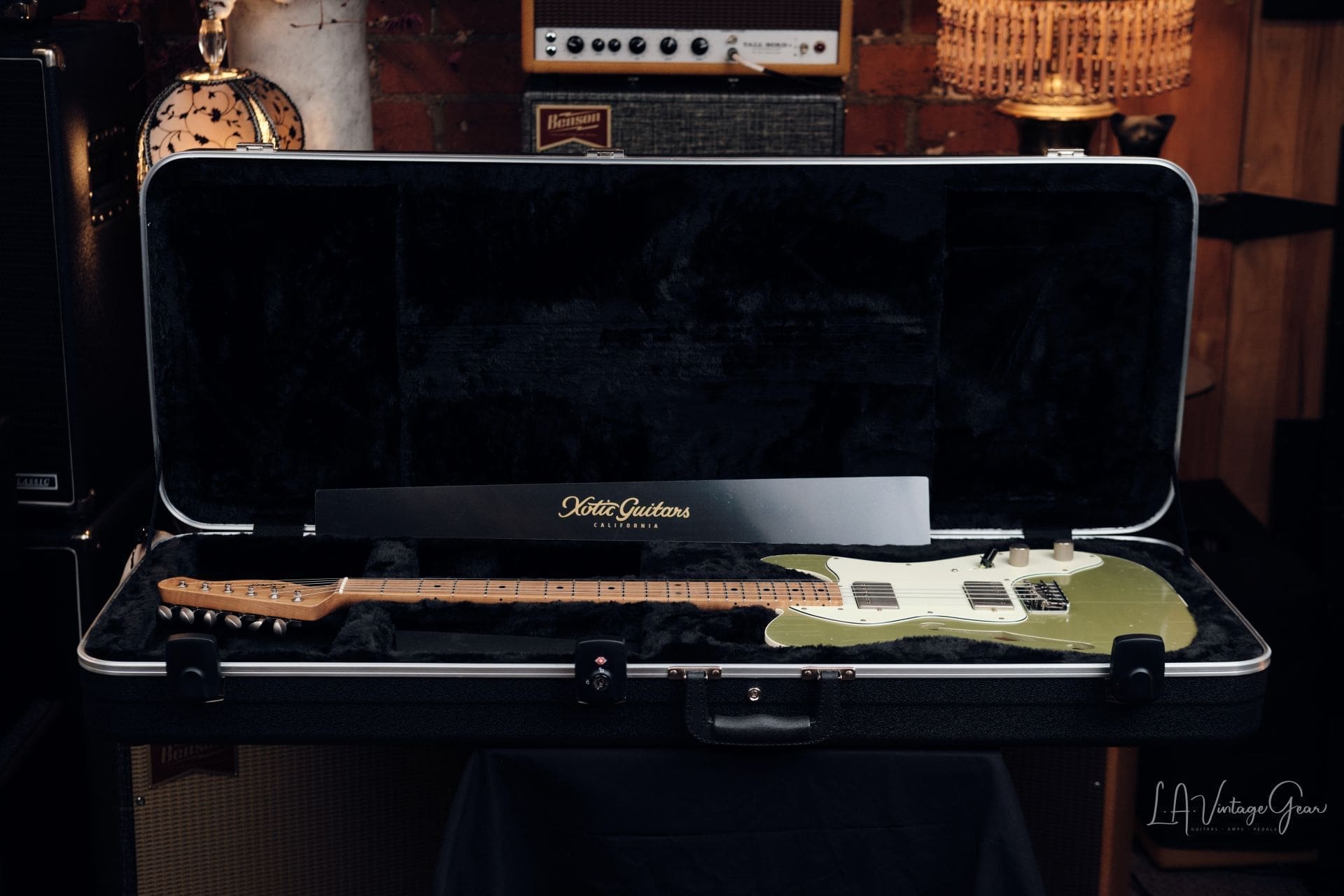 Xotic XTC-TL T-Style Relic'd Electric Guitar - Lime Gold Finish Double Bound Thinline #3959! - Image 7