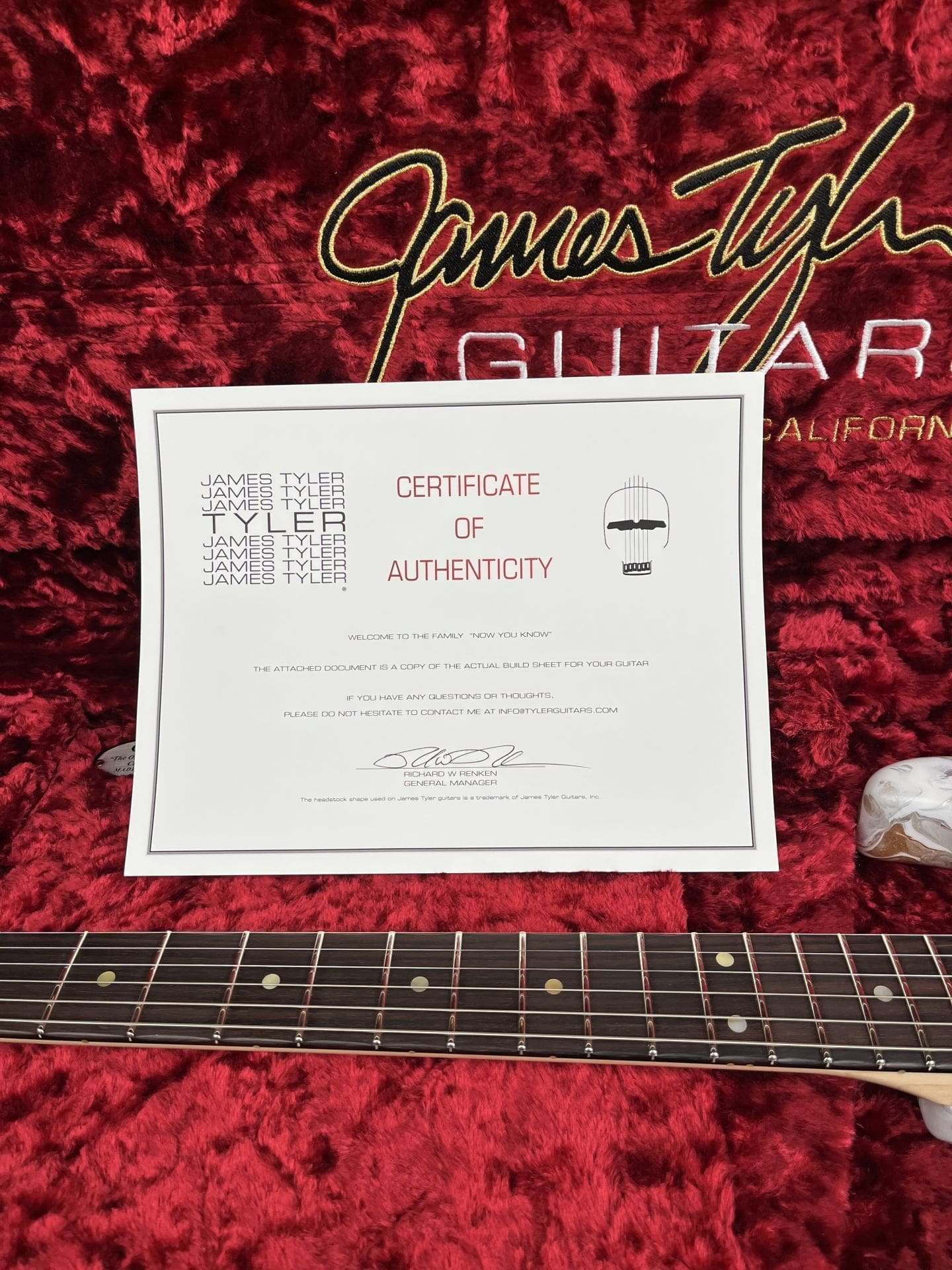 James Tyler Dann Huff Studio Elite HDX Electric Guitar - The First One Made! - Image 9