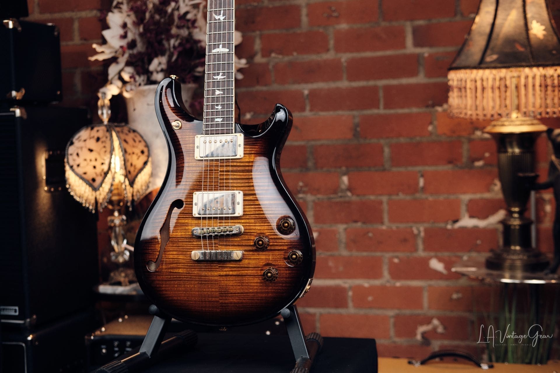 2019 PRS McCarty 594 Ltd Semi-Hollow Electric Guitar - Copperhead Smokeburst! - Image 4
