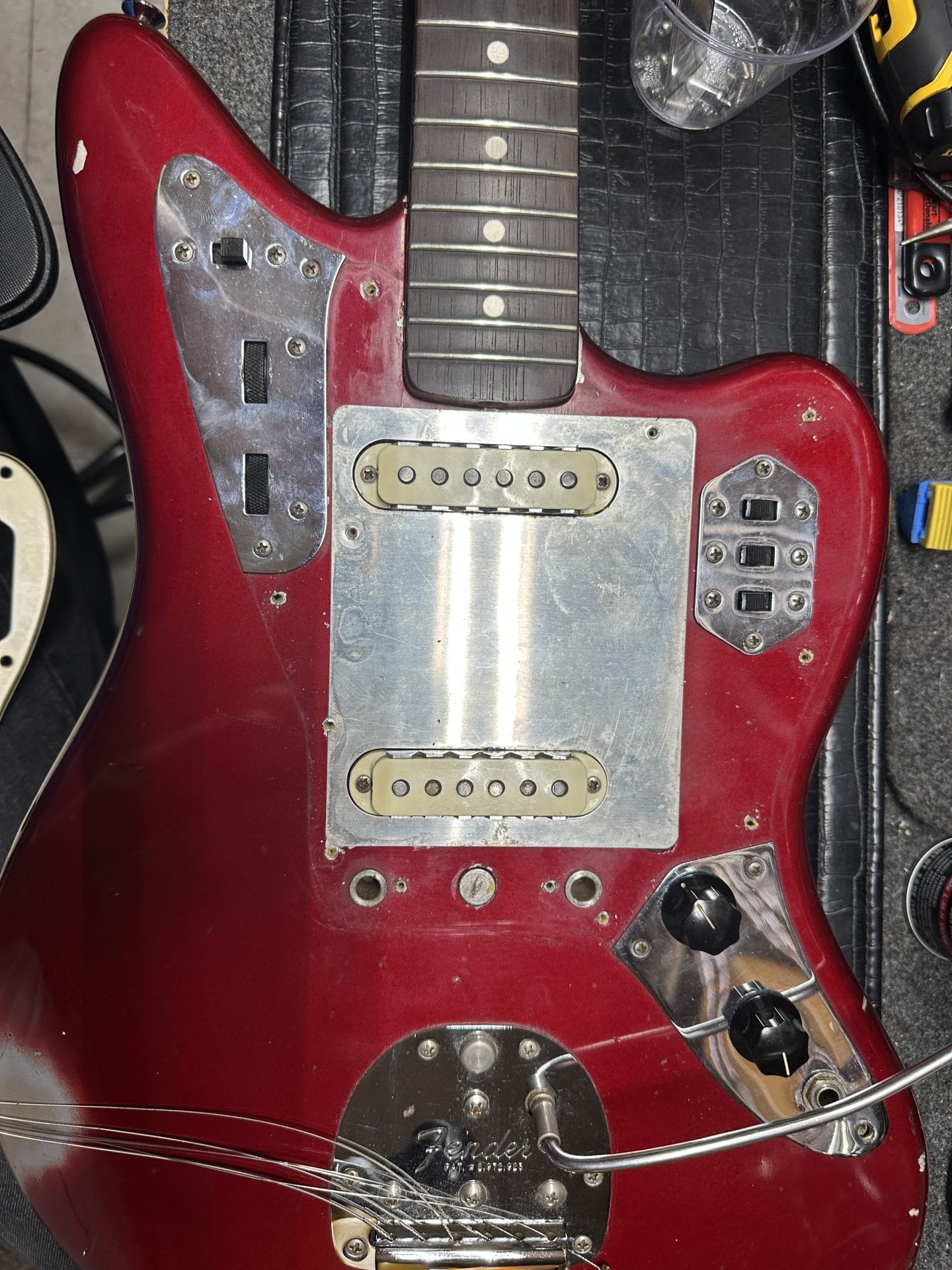 1964 Fender Jaguar - Candy Apple Red with Matching Headstock! - Image 26