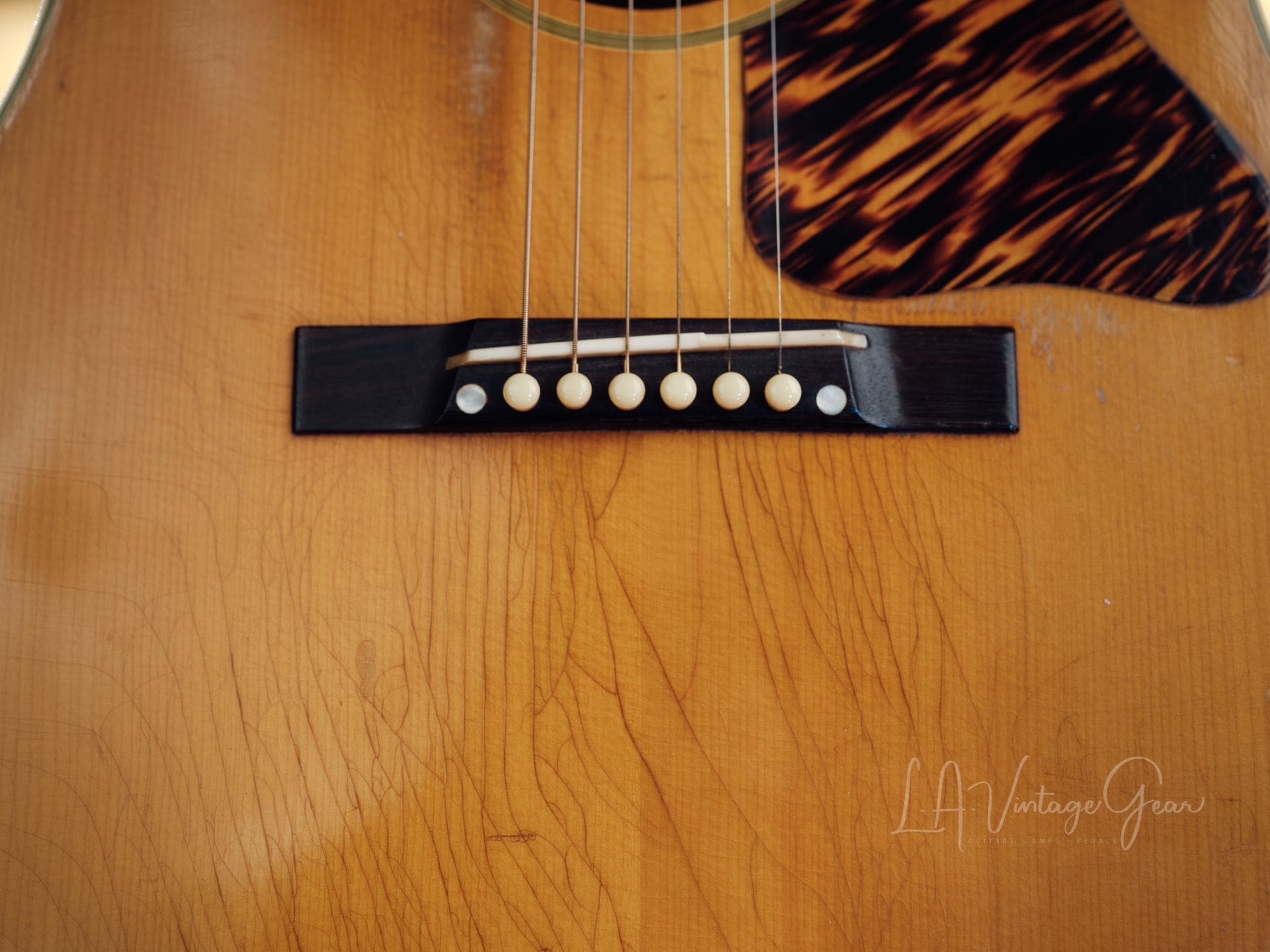 1942 Gibson J 35 Dreadnaught Acoustic Guitar - Natural Finish, All Original, Owners Personal Guitar! - Image 5