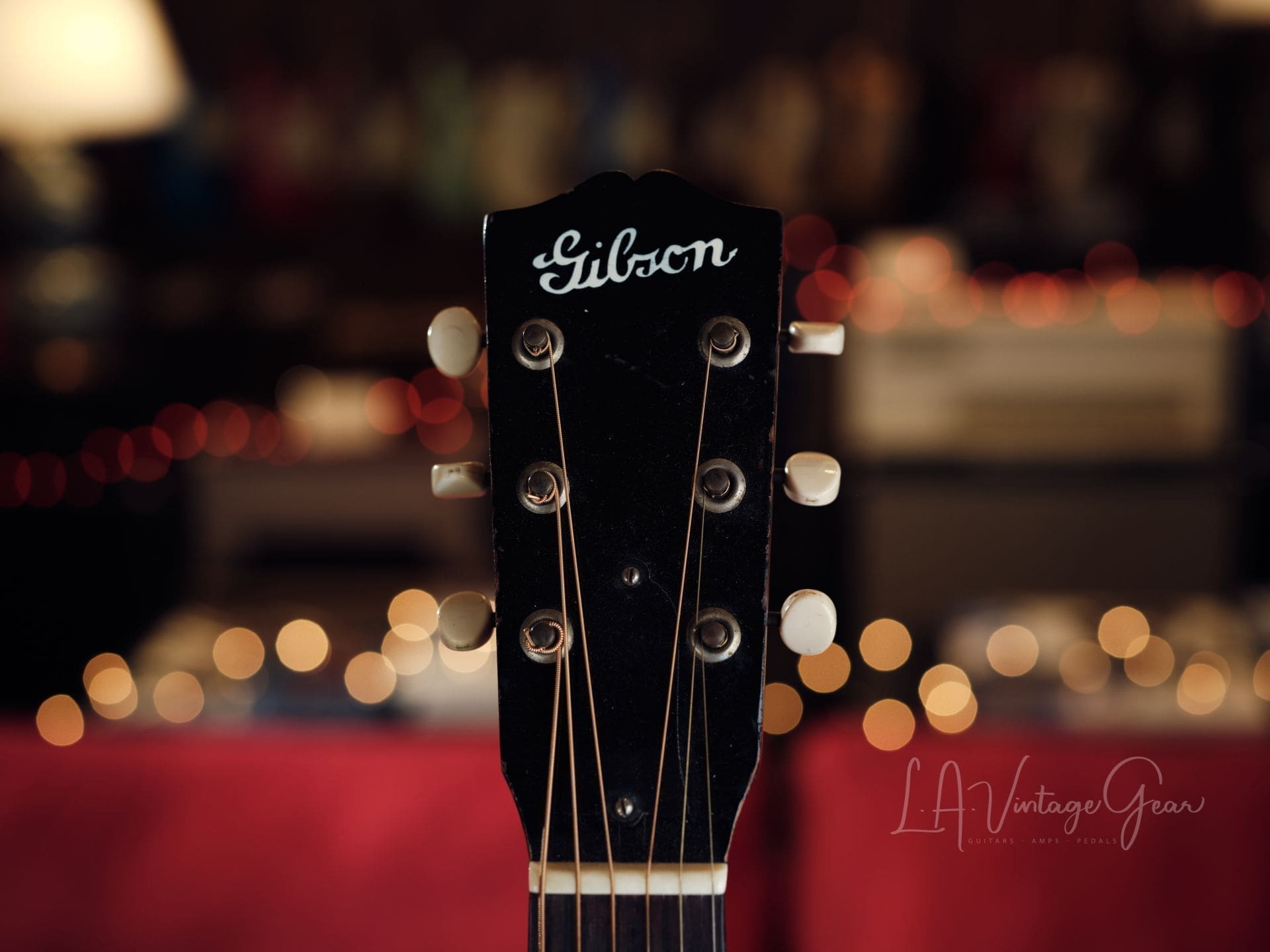 1942 Gibson J 35 Dreadnaught Acoustic Guitar - Natural Finish, All Original, Owners Personal Guitar! - Image 6