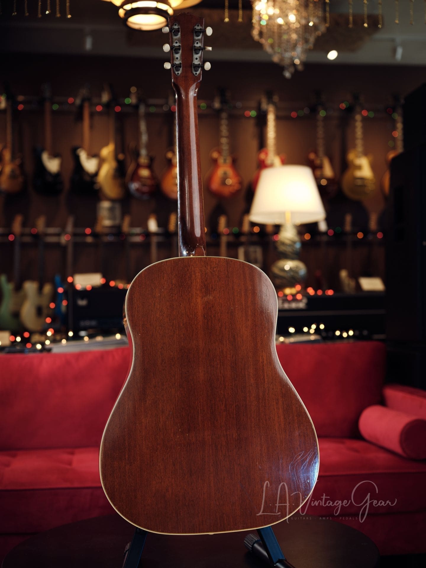 1942 Gibson J 35 Dreadnaught Acoustic Guitar - Natural Finish, All Original, Owners Personal Guitar! - Image 8
